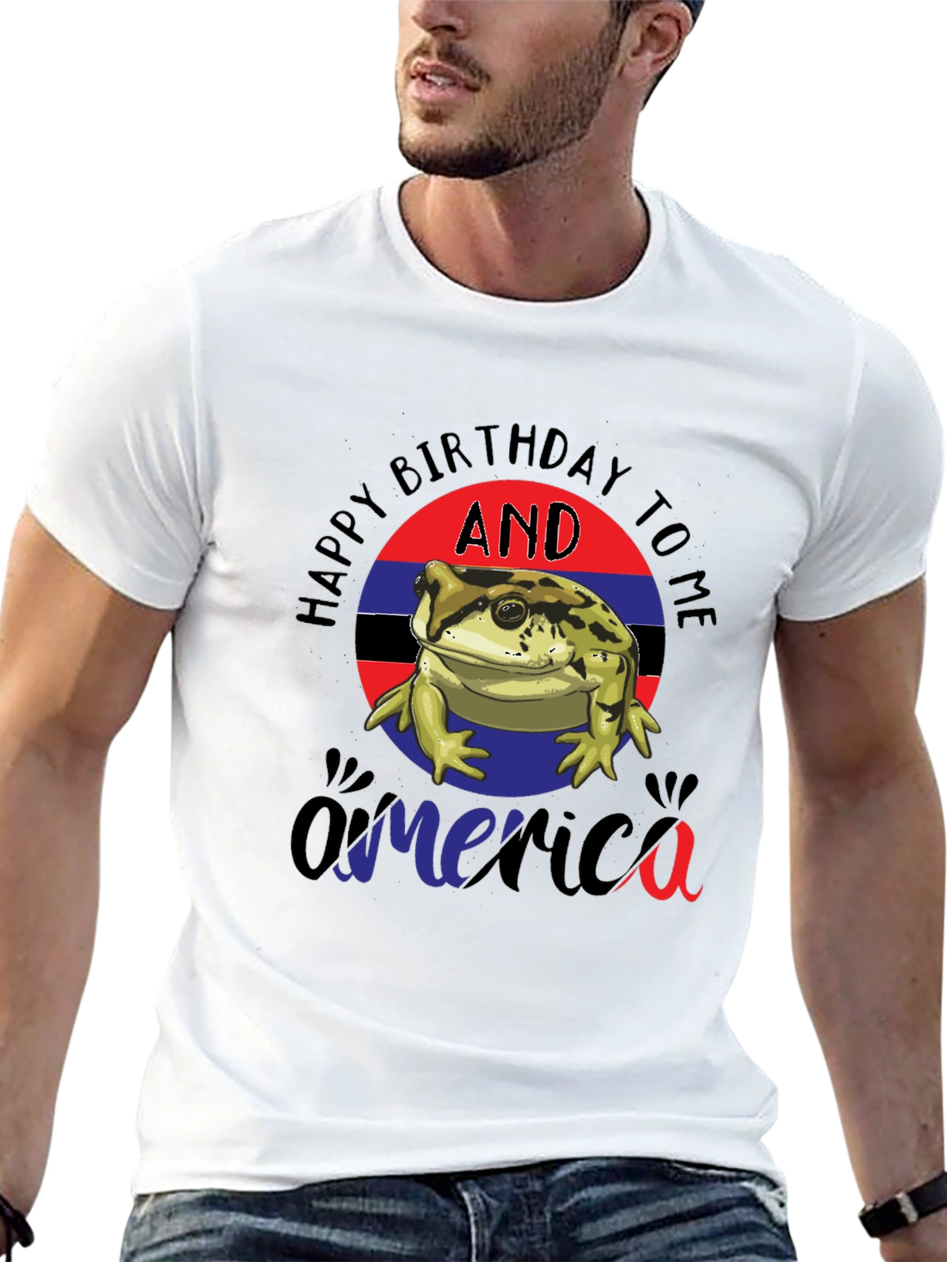 Happy Birthday America Frog T-Shirt