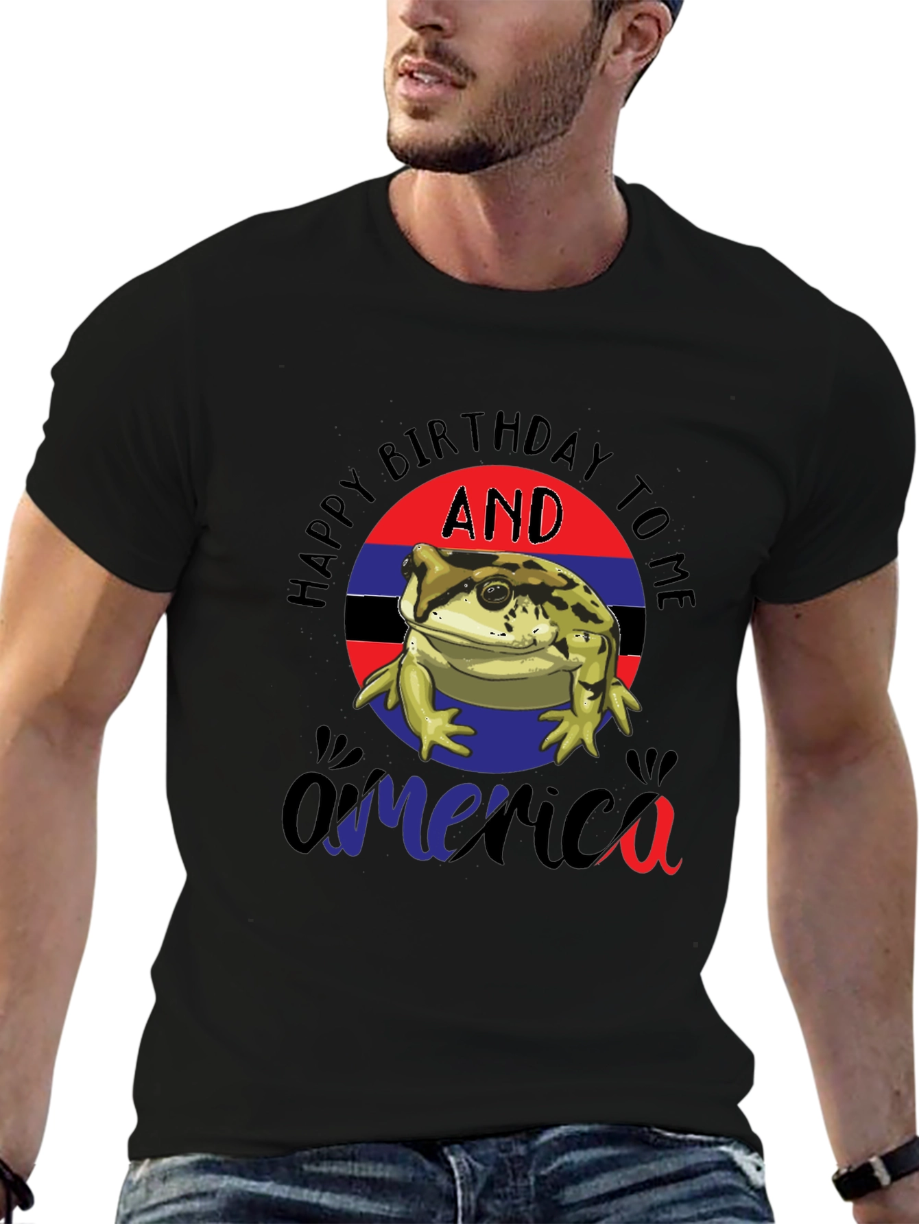 Happy Birthday America Frog T-Shirt