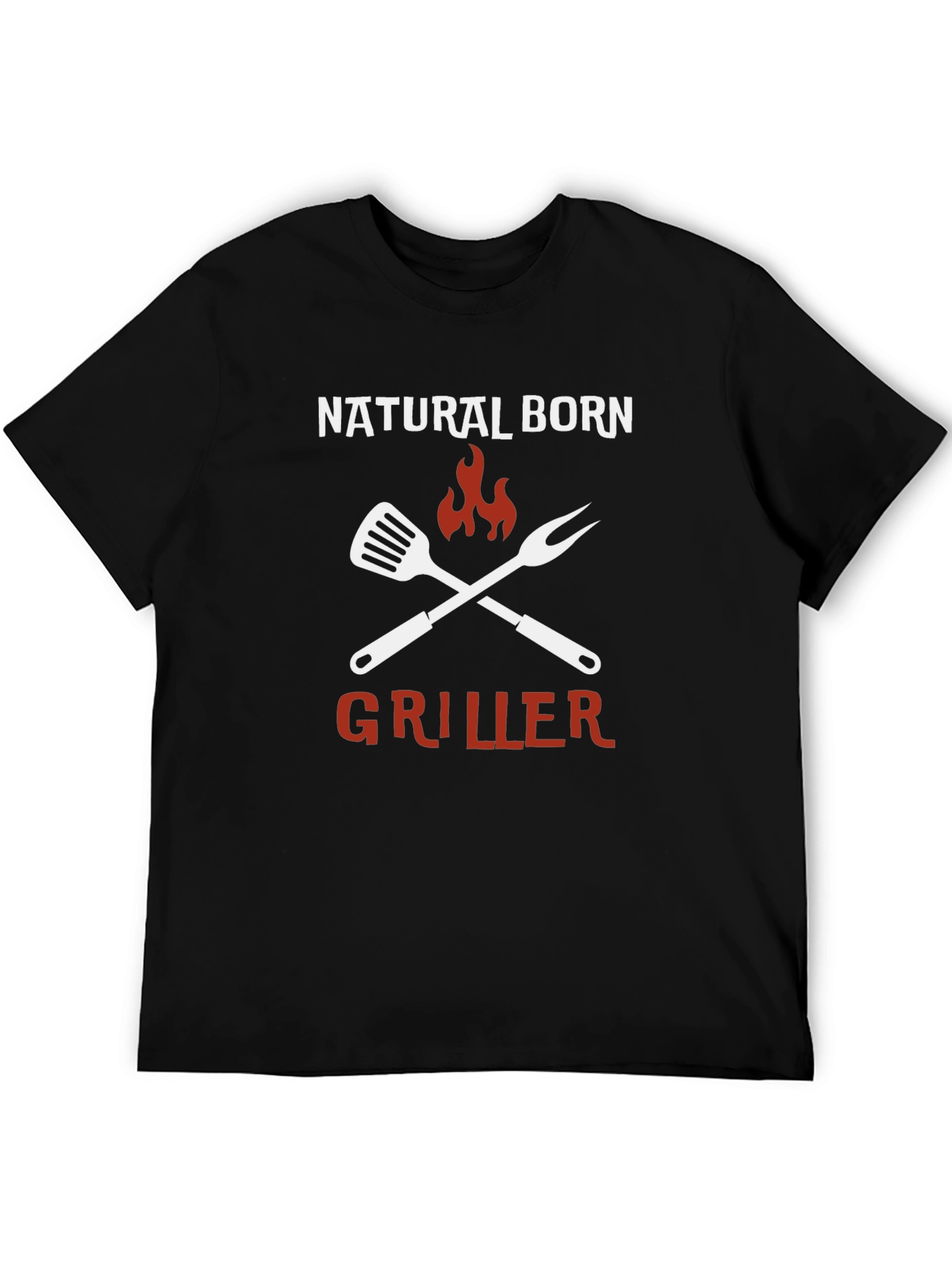 Natural Born Griller T-Shirt - BBQ Master Tee