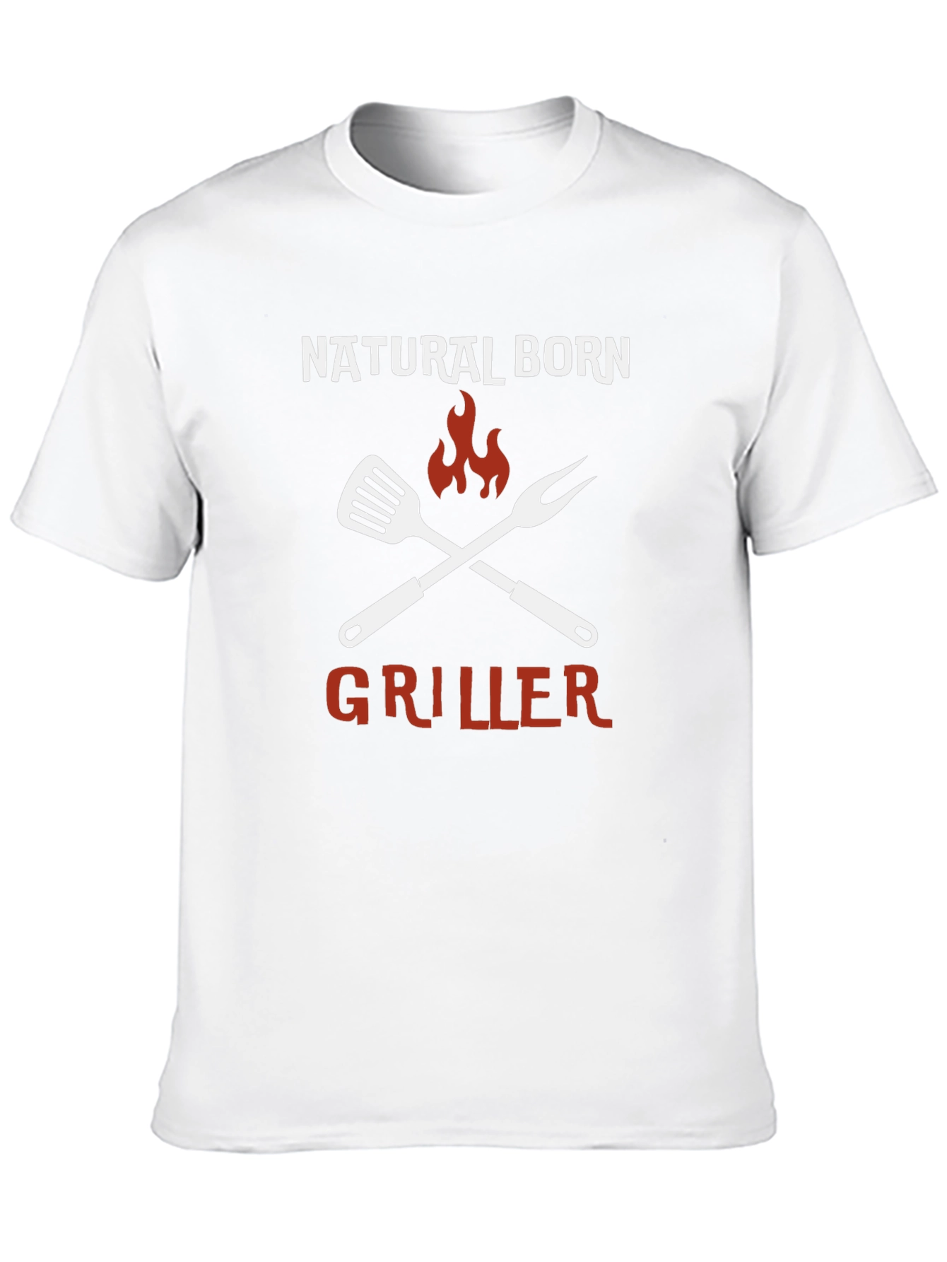 Natural Born Griller T-Shirt - BBQ Master Tee