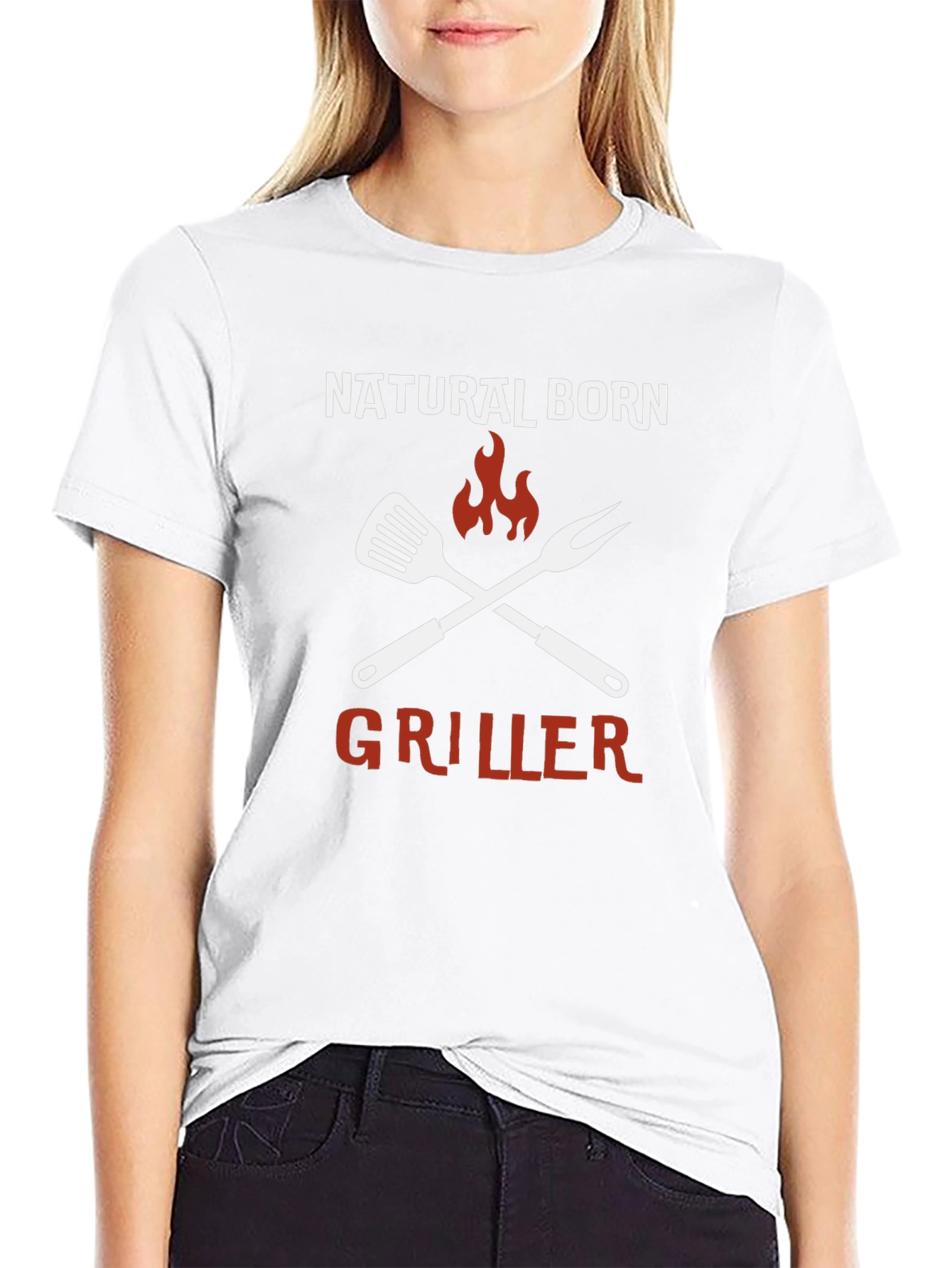 Natural Born Griller T-Shirt - BBQ Master Tee