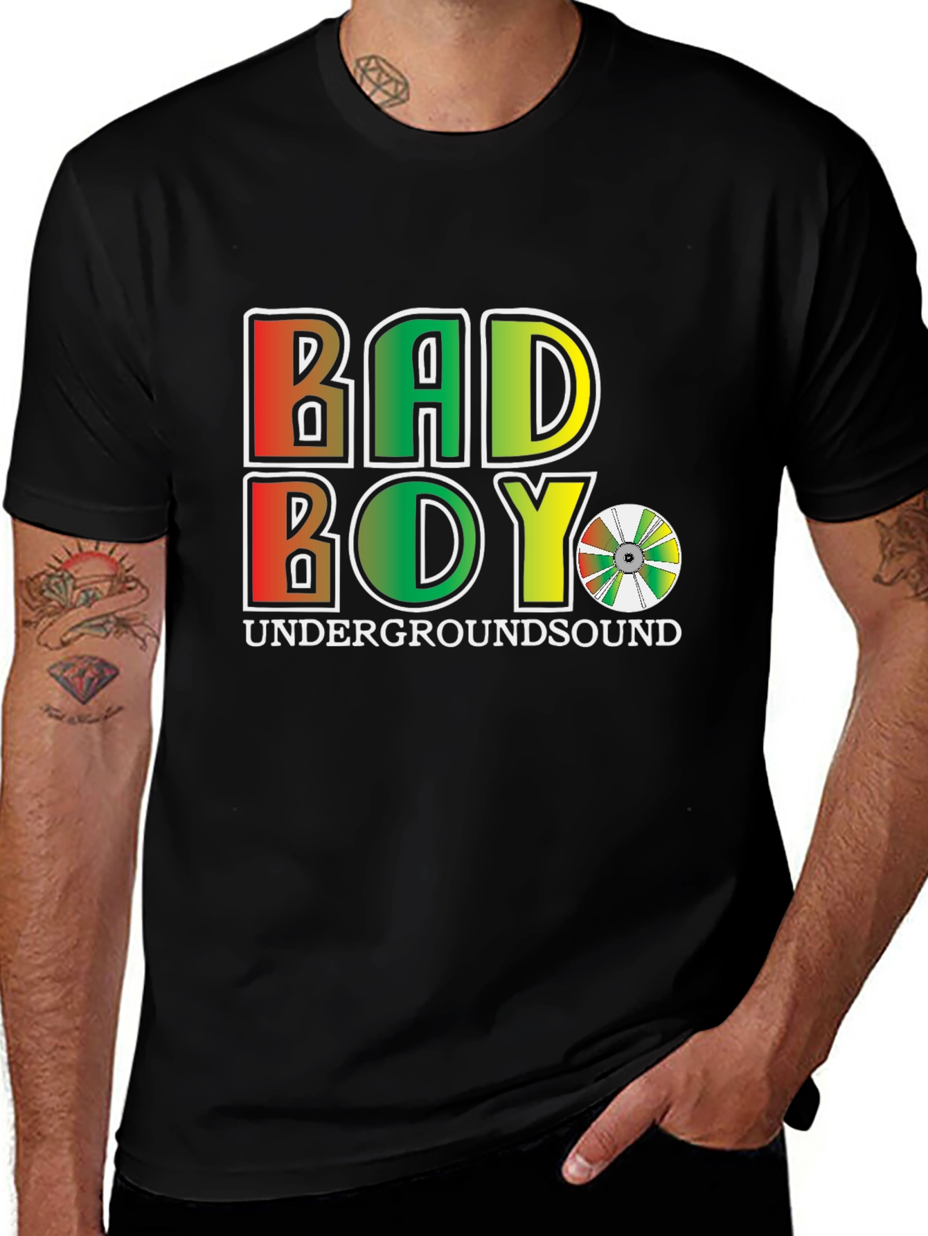 Bad Boy Underground Sound Graphic T-Shirt
