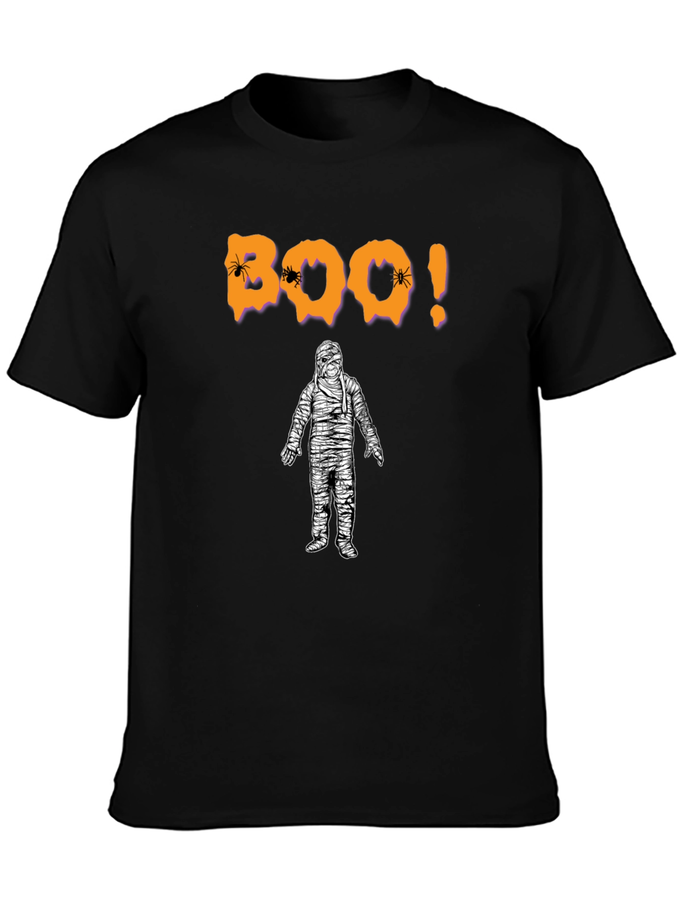 Halloween Boo! Mummy Graphic T-Shirt