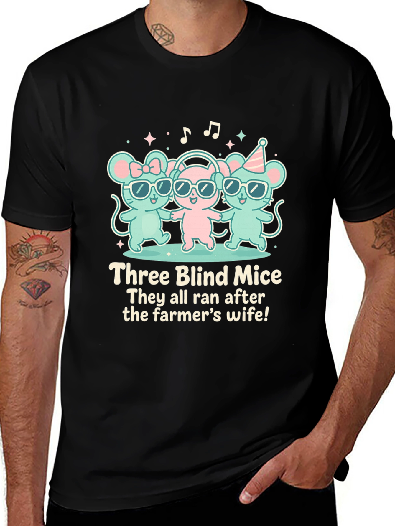 Three Blind Mice Graphic Tee