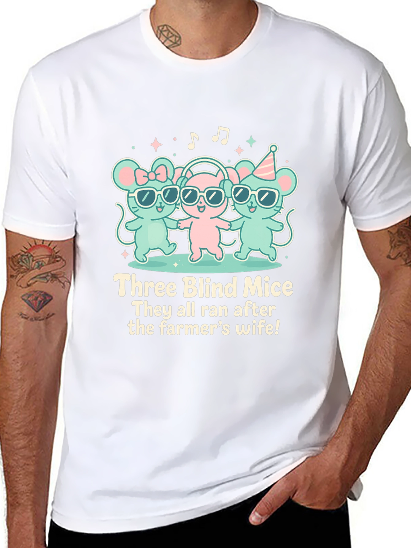 Three Blind Mice Graphic Tee