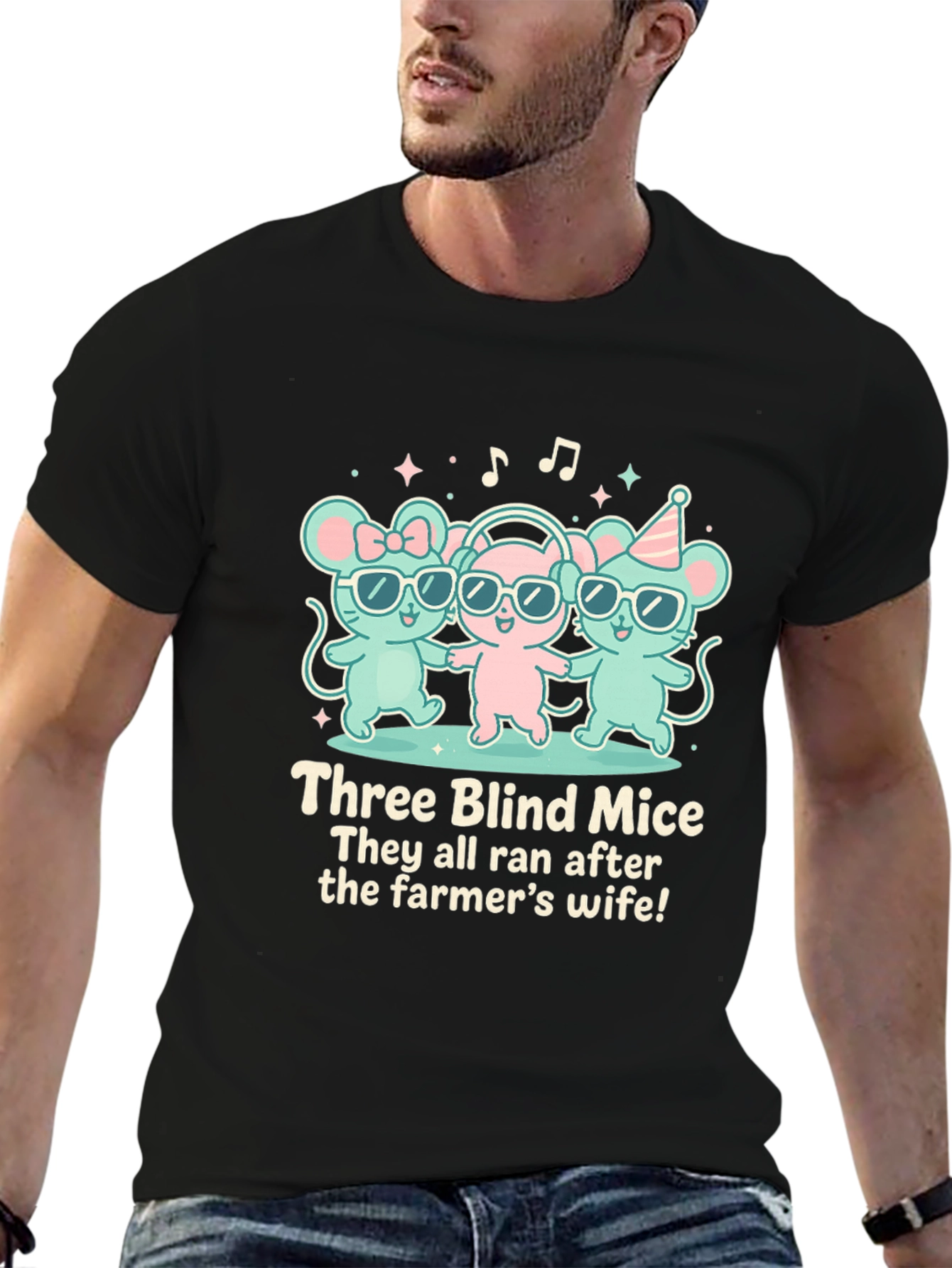 Three Blind Mice Graphic Tee