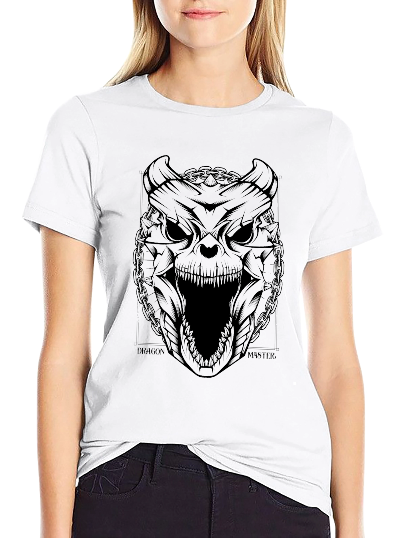 Dragon Master Graphic Tee - Black