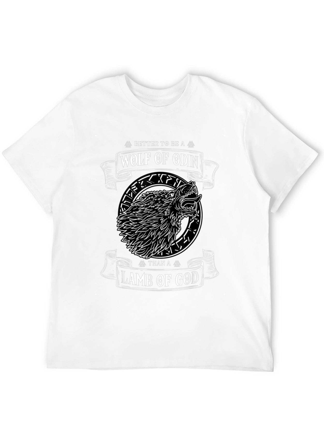 Wolf of Odin Graphic Tee - Viking Style