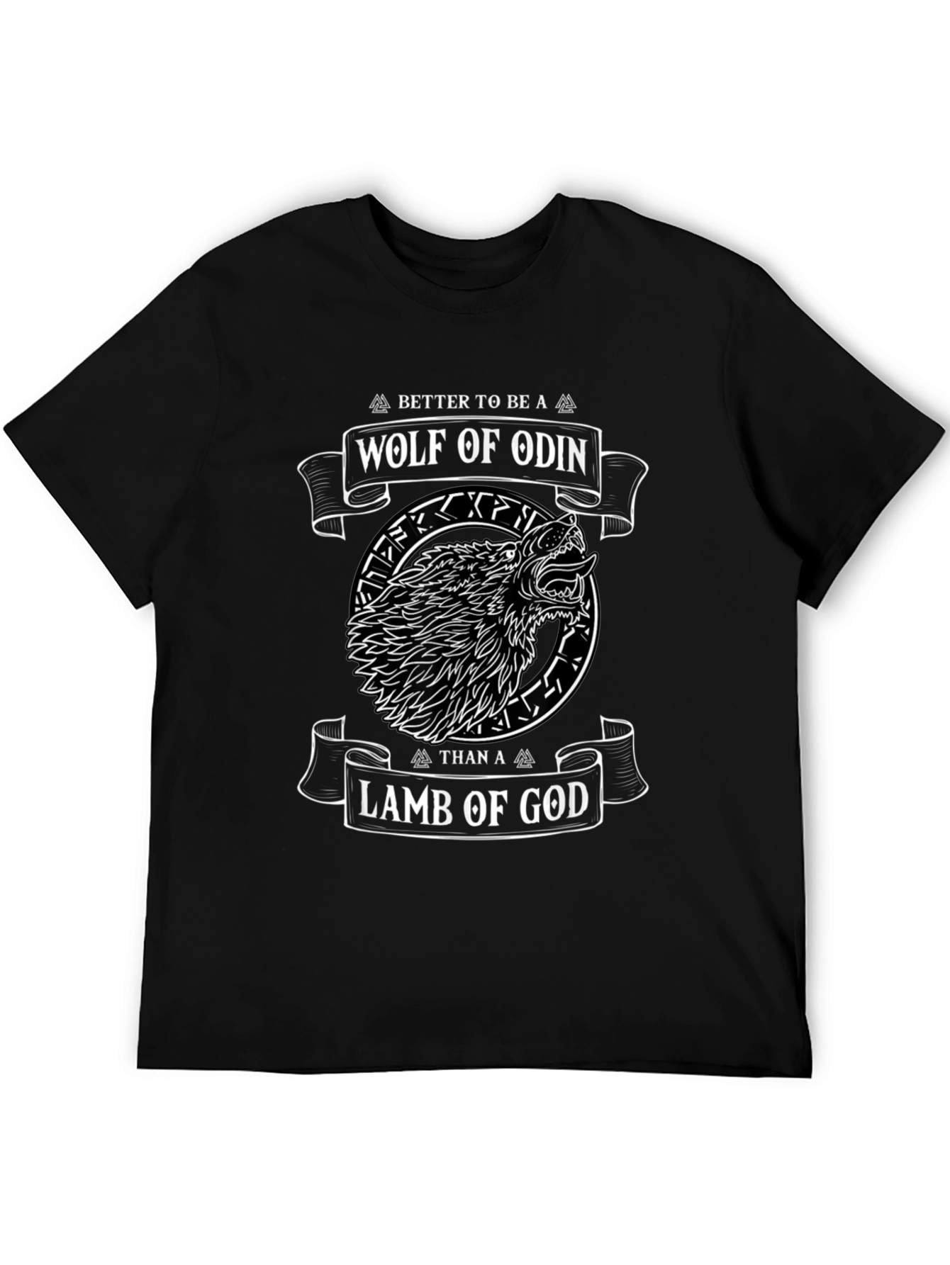 Wolf of Odin Graphic Tee - Viking Style