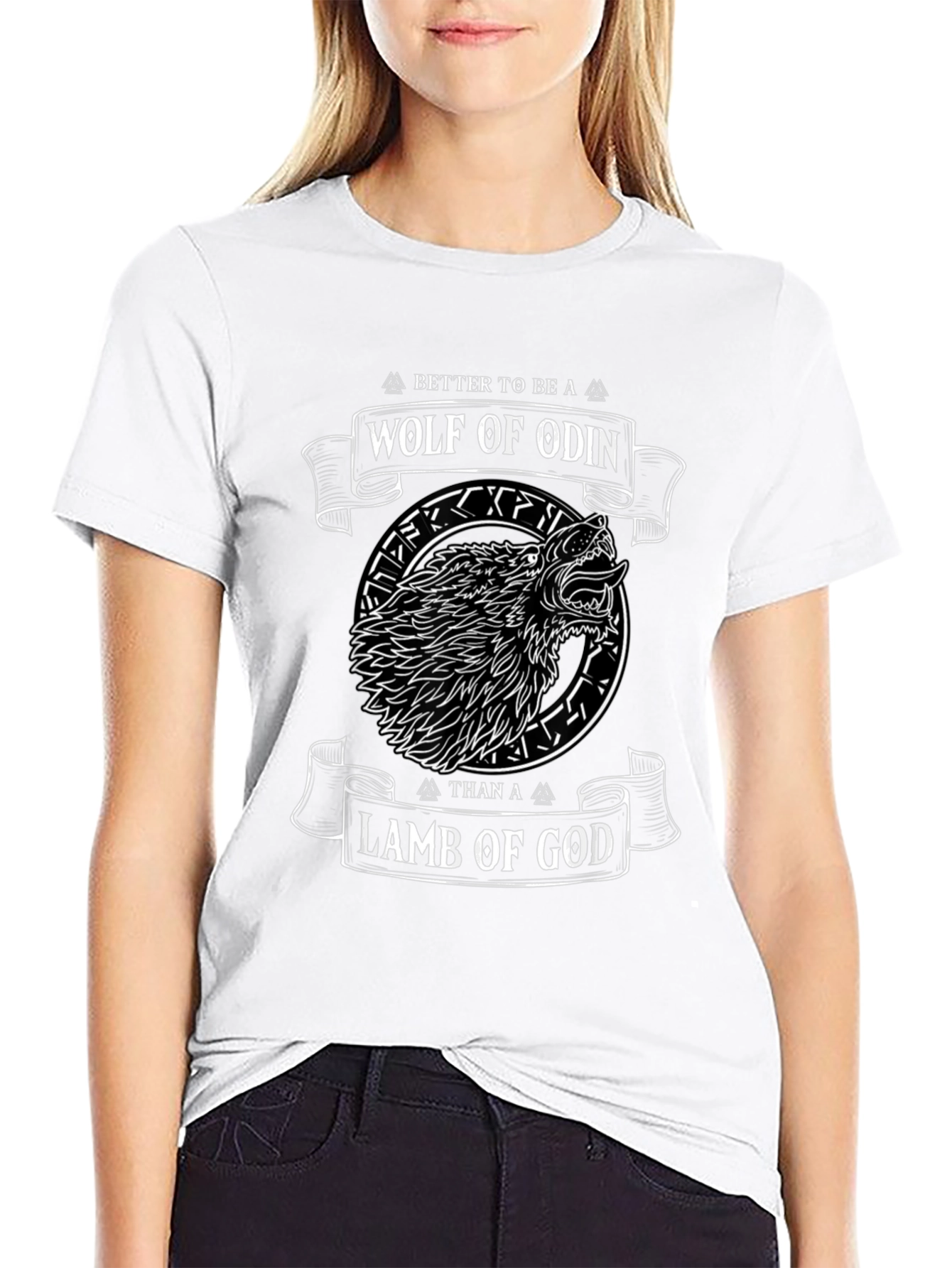 Wolf of Odin Graphic Tee - Viking Style