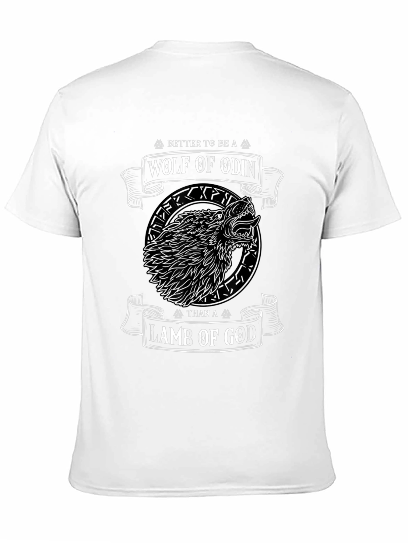 Wolf of Odin Graphic Tee - Viking Style