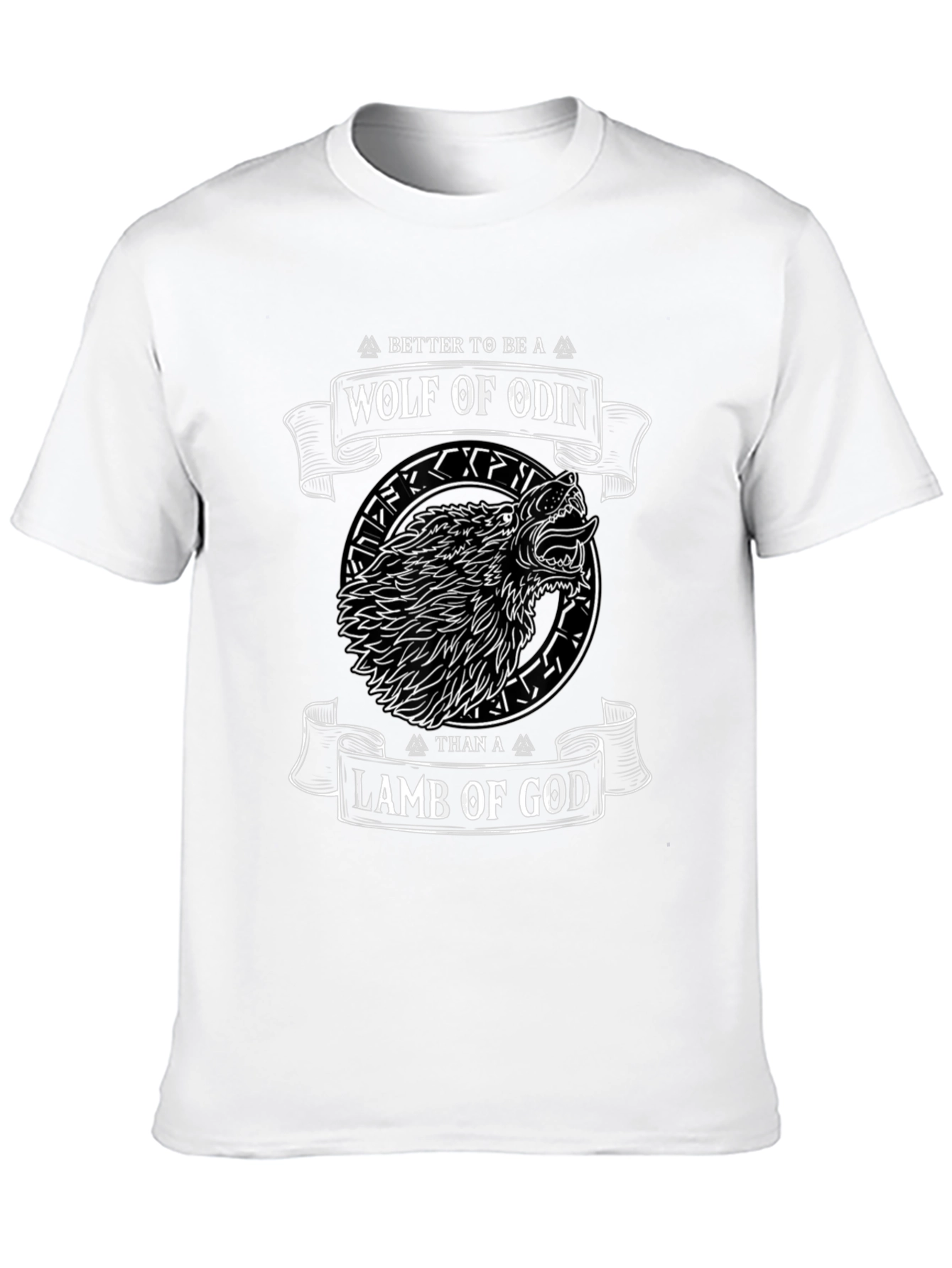 Wolf of Odin Graphic Tee - Viking Style