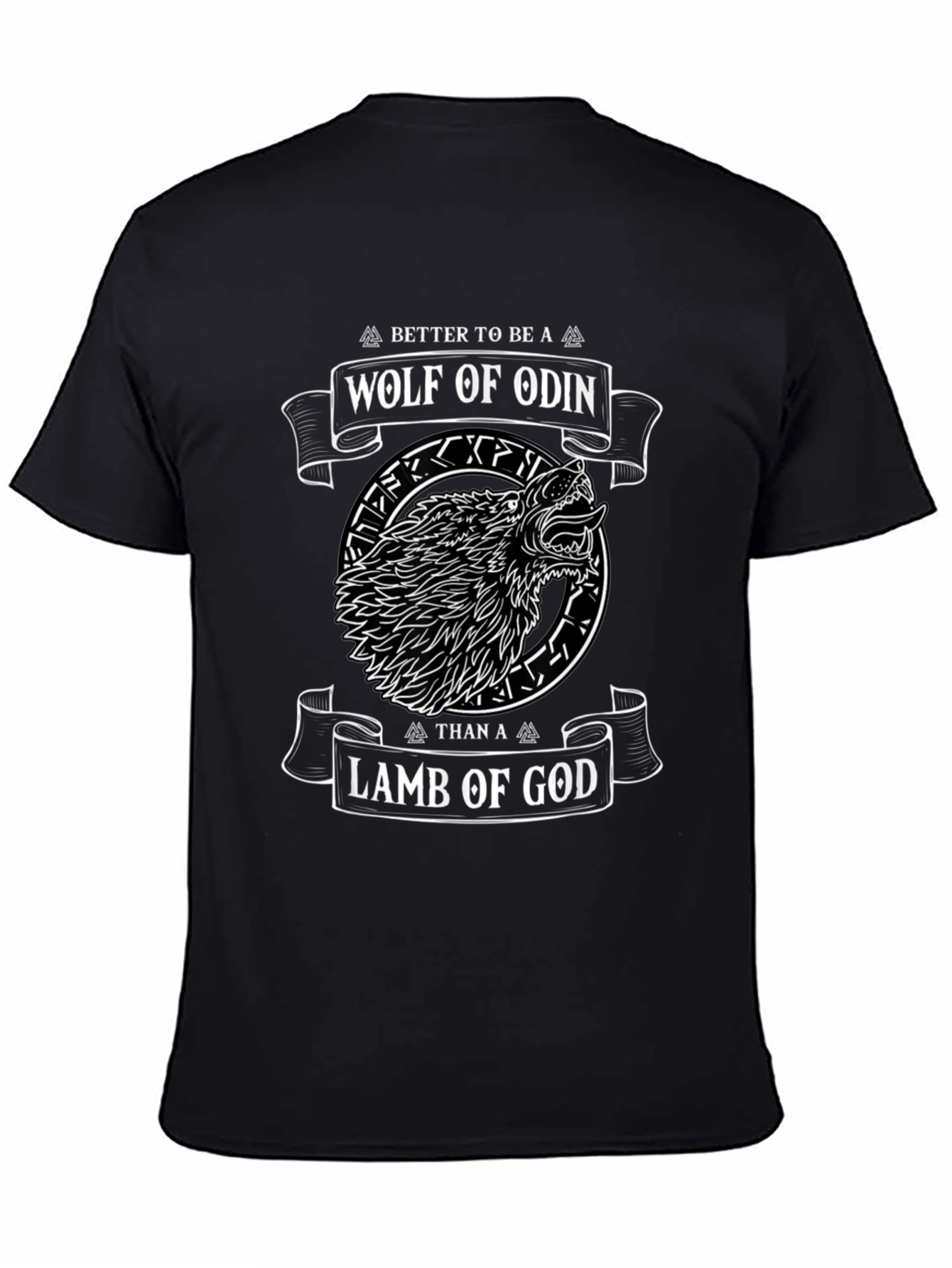 Wolf of Odin Graphic Tee - Viking Style