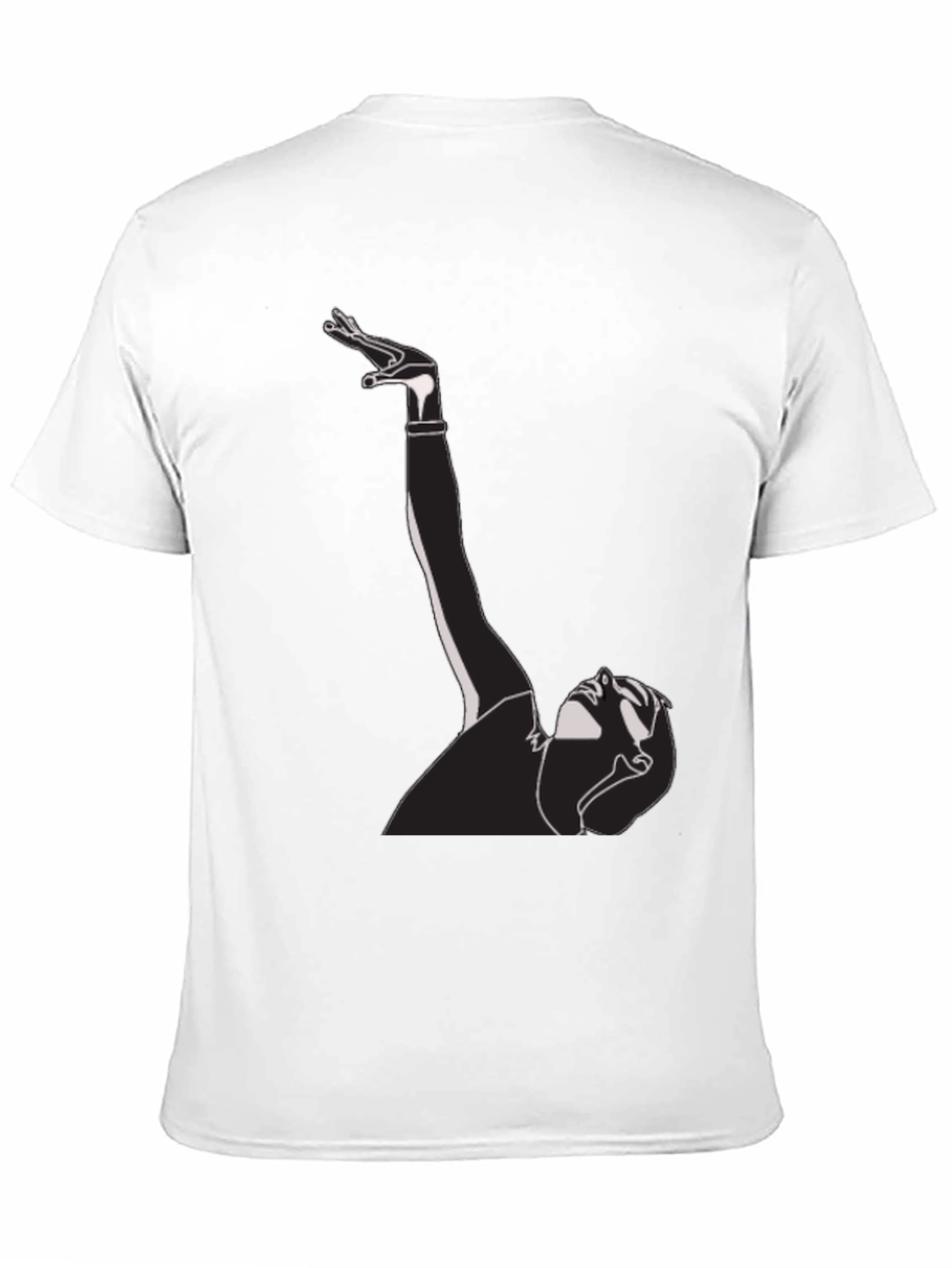 Abstract Silhouette Graphic Tee - Modern Artistic Design