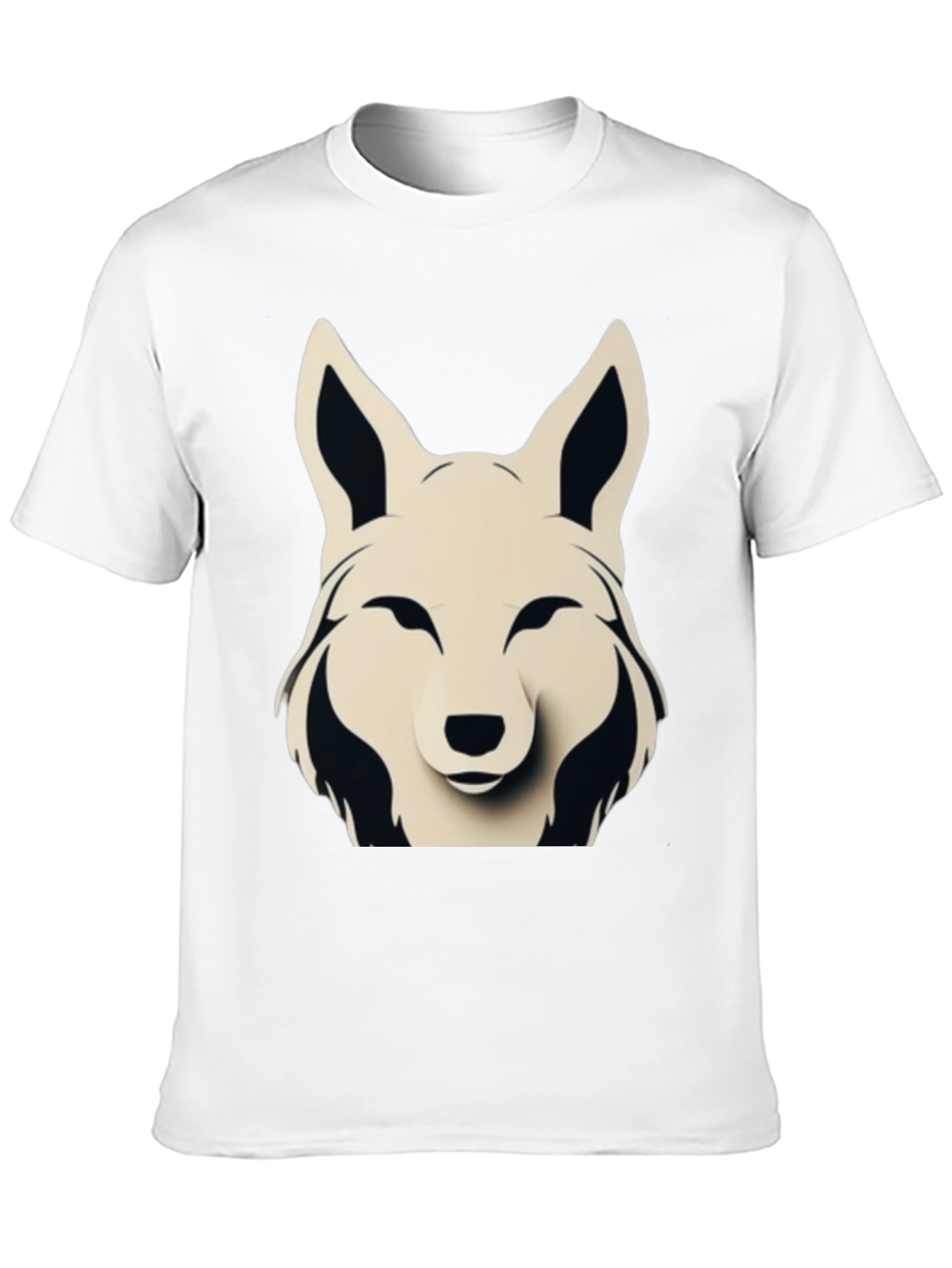 Stylized Fox Graphic Tee - Modern Animal Design
