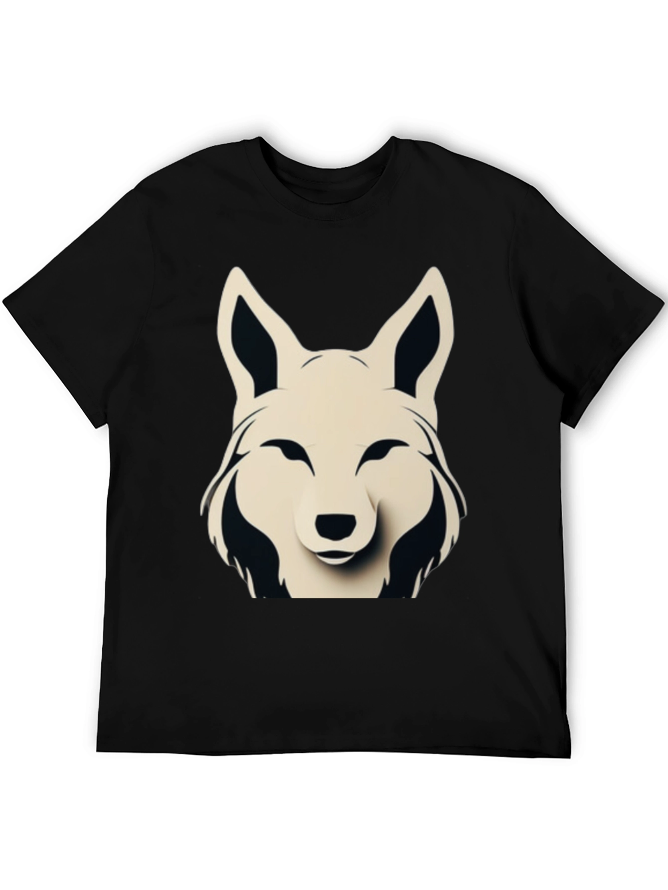 Stylized Fox Graphic Tee - Modern Animal Design