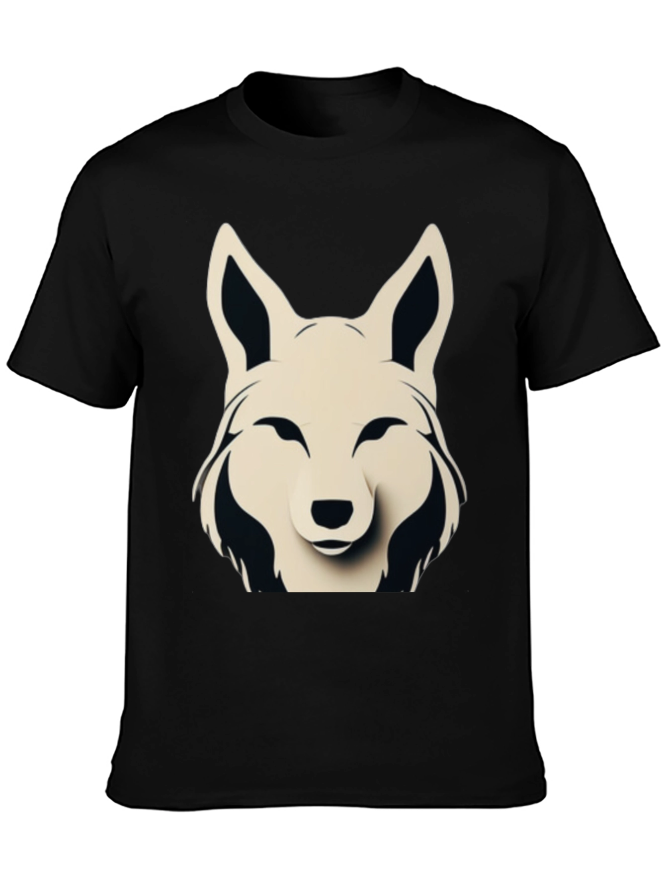Stylized Fox Graphic Tee - Modern Animal Design