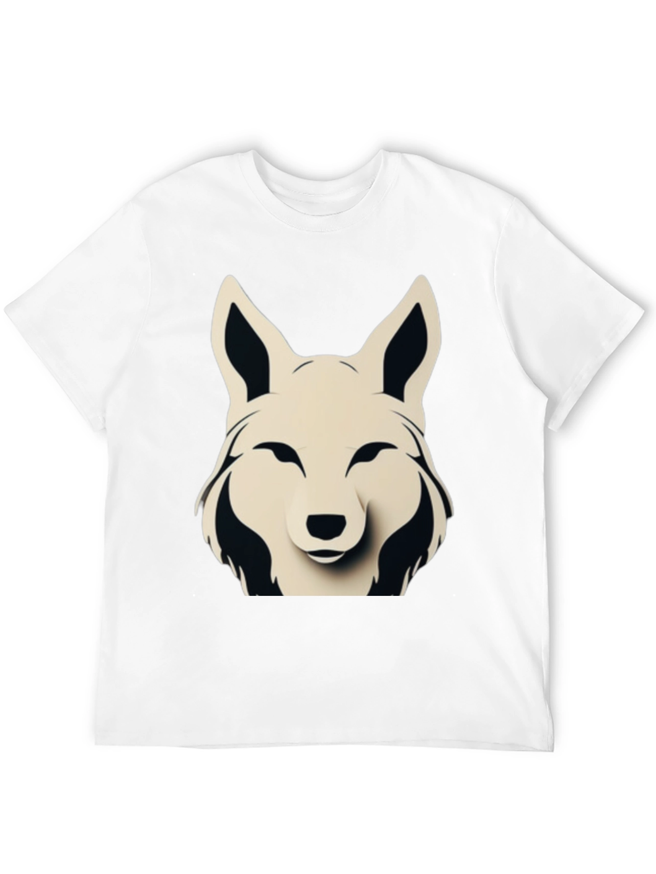 Stylized Fox Graphic Tee - Modern Animal Design