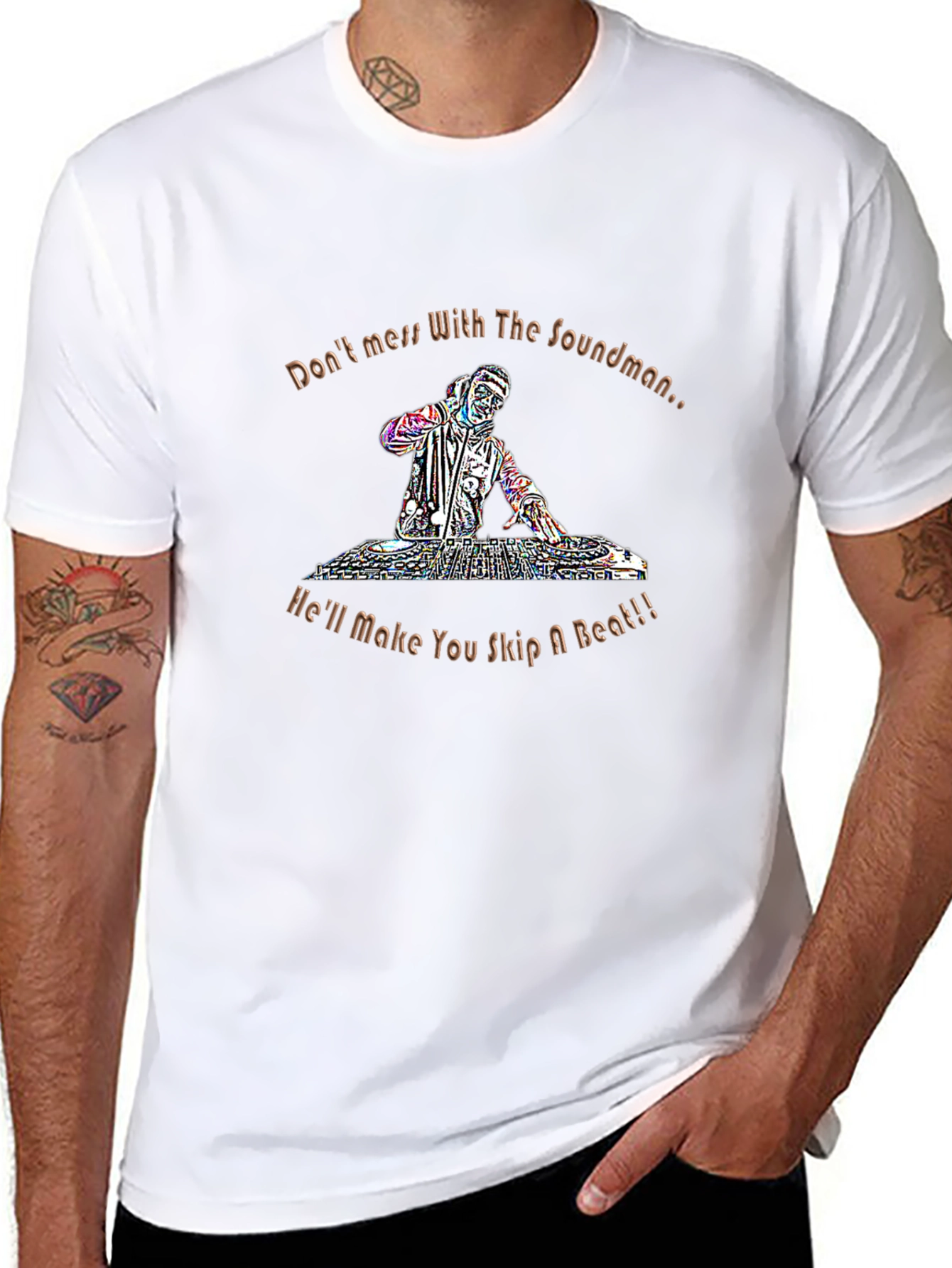 Soundman DJ Graphic Tee - Skip a Beat