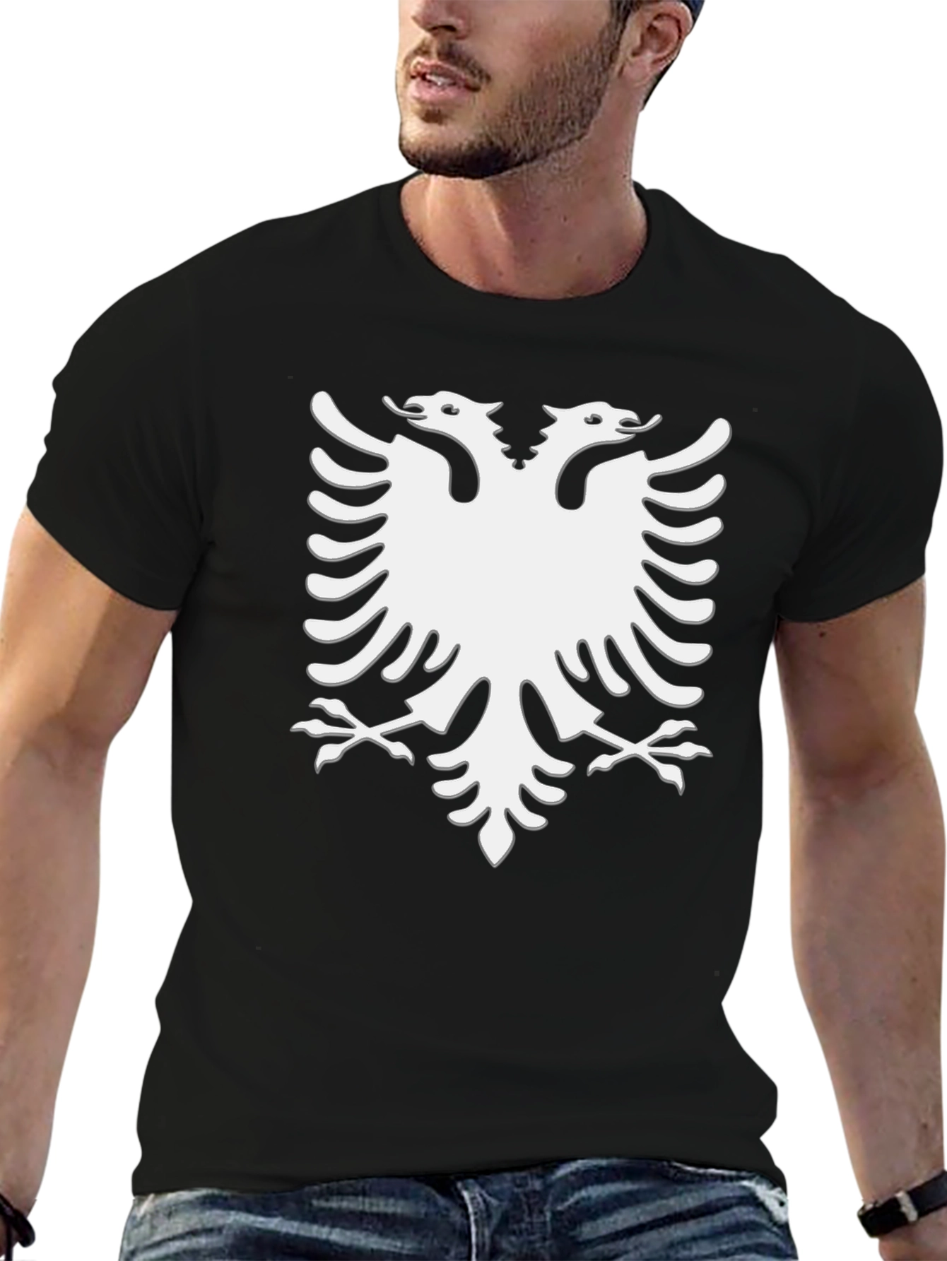 Albanian Eagle Black T-Shirt