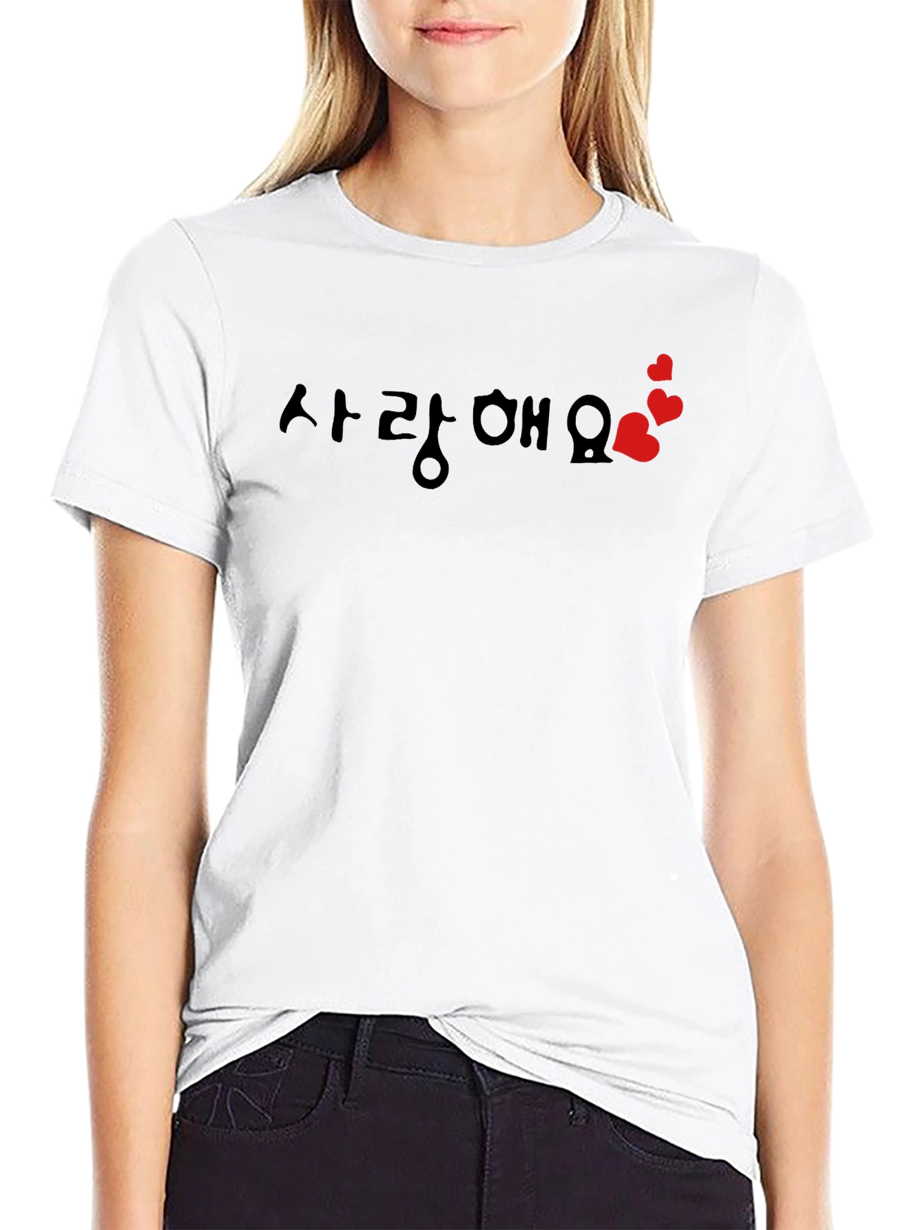 Korean Love Heart T-Shirt