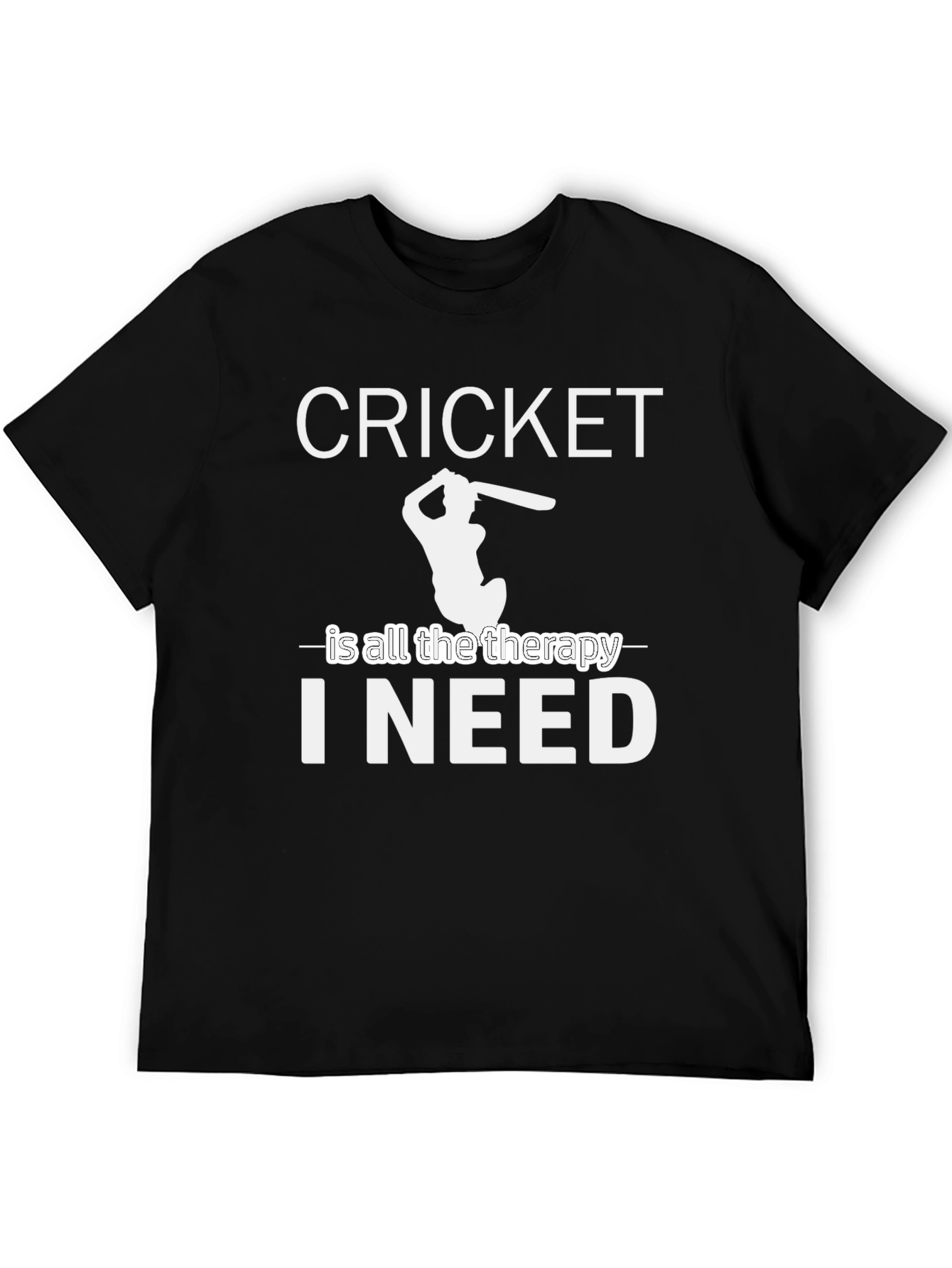 Cricket is All The Therapy T-Shirt