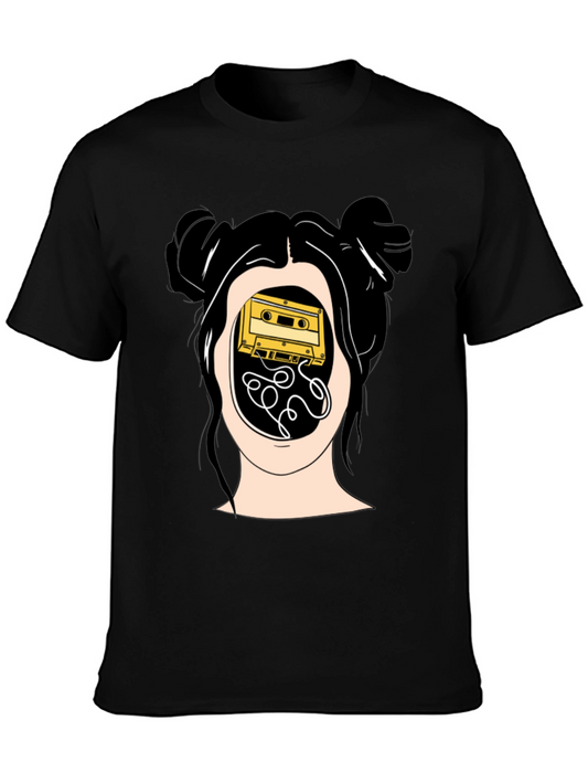 Abstract Cassette Tape Mind T-Shirt