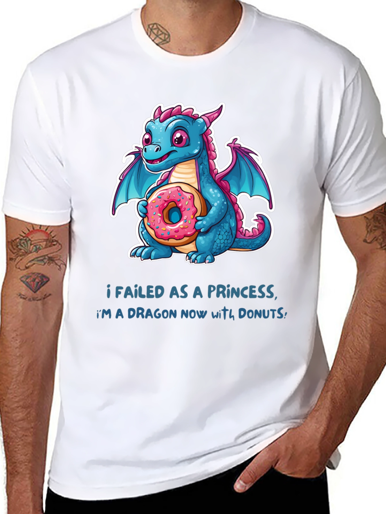 Dragon Princess Donut T-Shirt