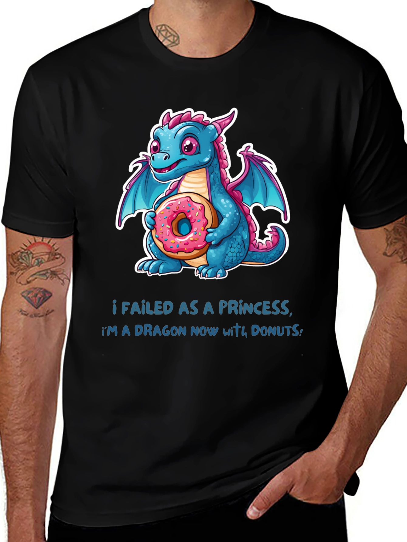 Dragon Princess Donut T-Shirt