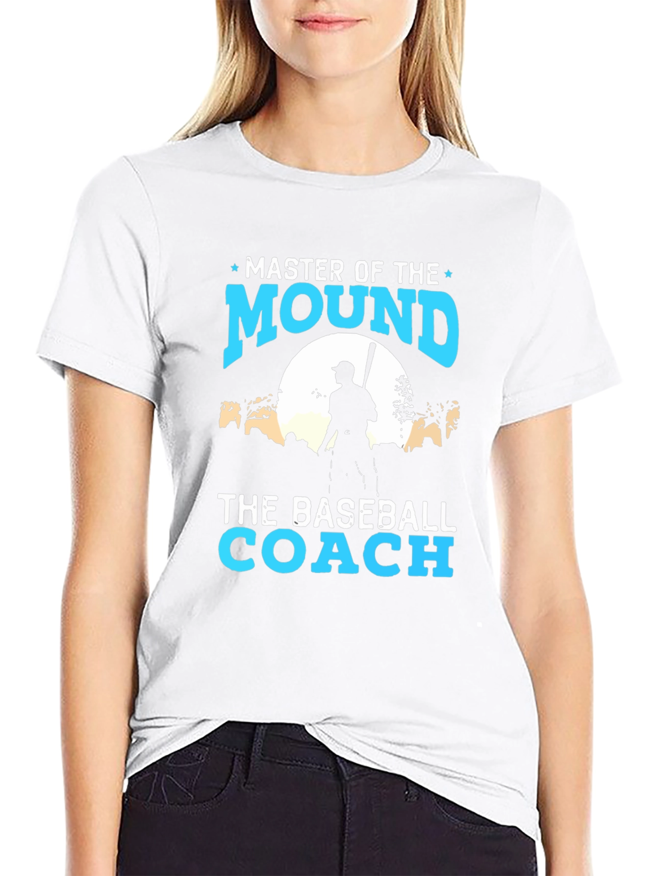 Master of the Mound Baseball Coach T-Shirt