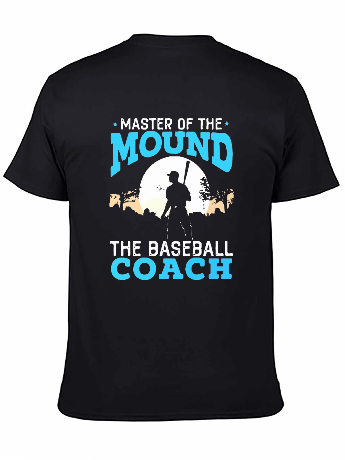 Master of the Mound Baseball Coach T-Shirt