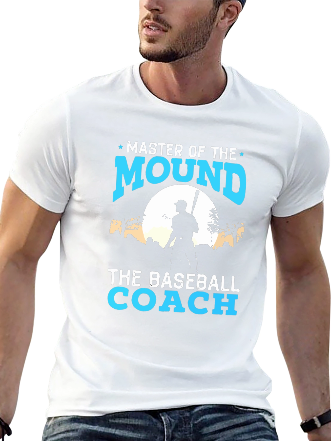 Master of the Mound Baseball Coach T-Shirt