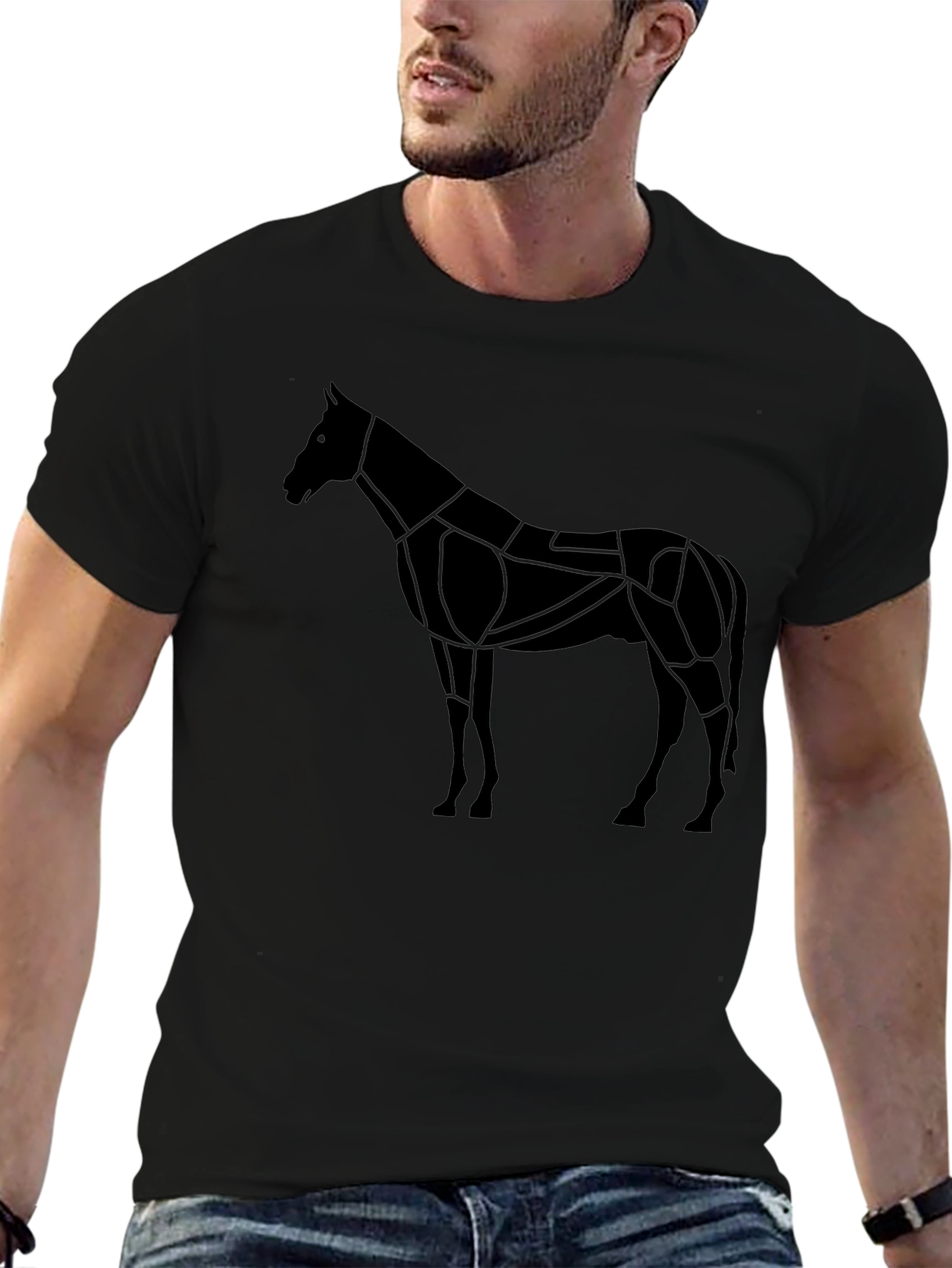 Geometric Horse Graphic Tee