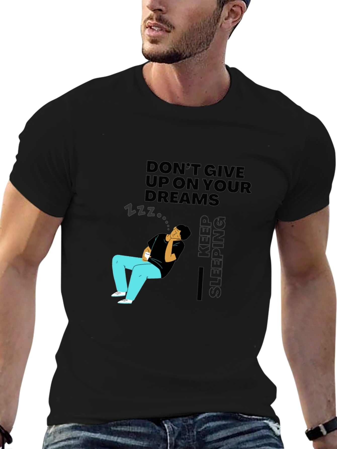 Dreamer Graphic Tee - Keep Sleeping