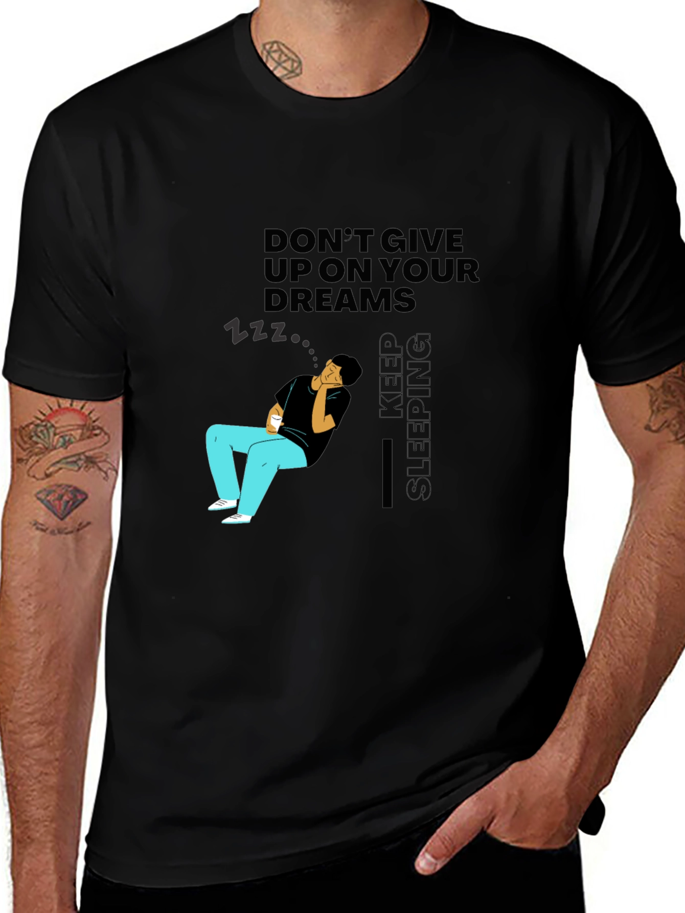 Dreamer Graphic Tee - Keep Sleeping