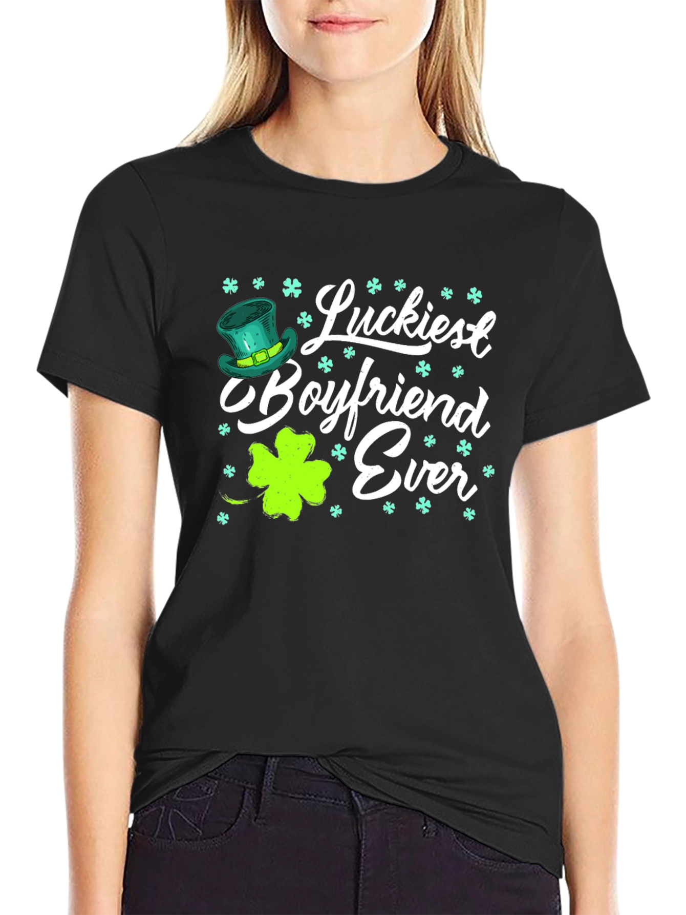 Luckiest Boyfriend Ever St. Patricks Day T-Shirt