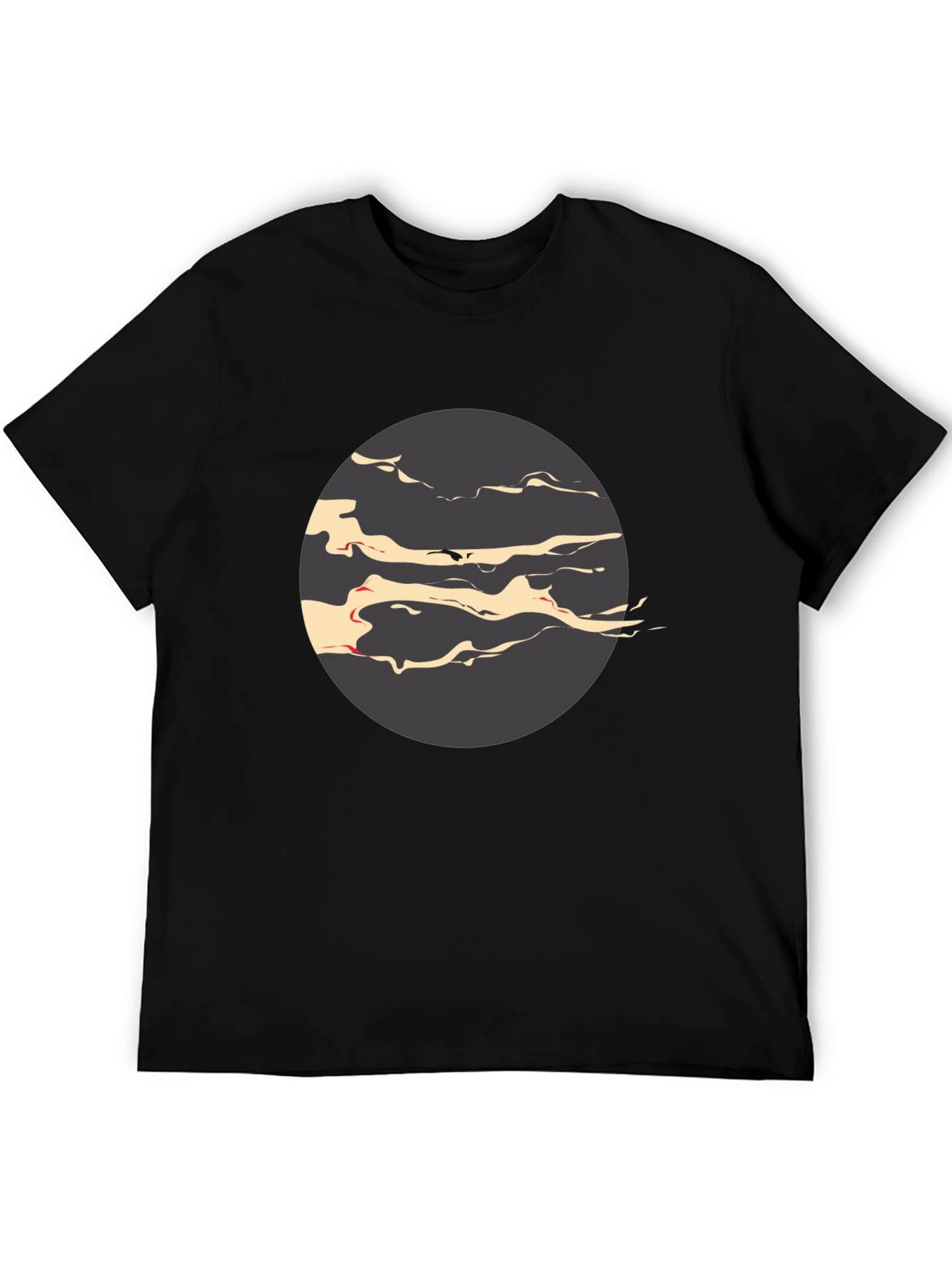 Abstract Circle Graphic Tee