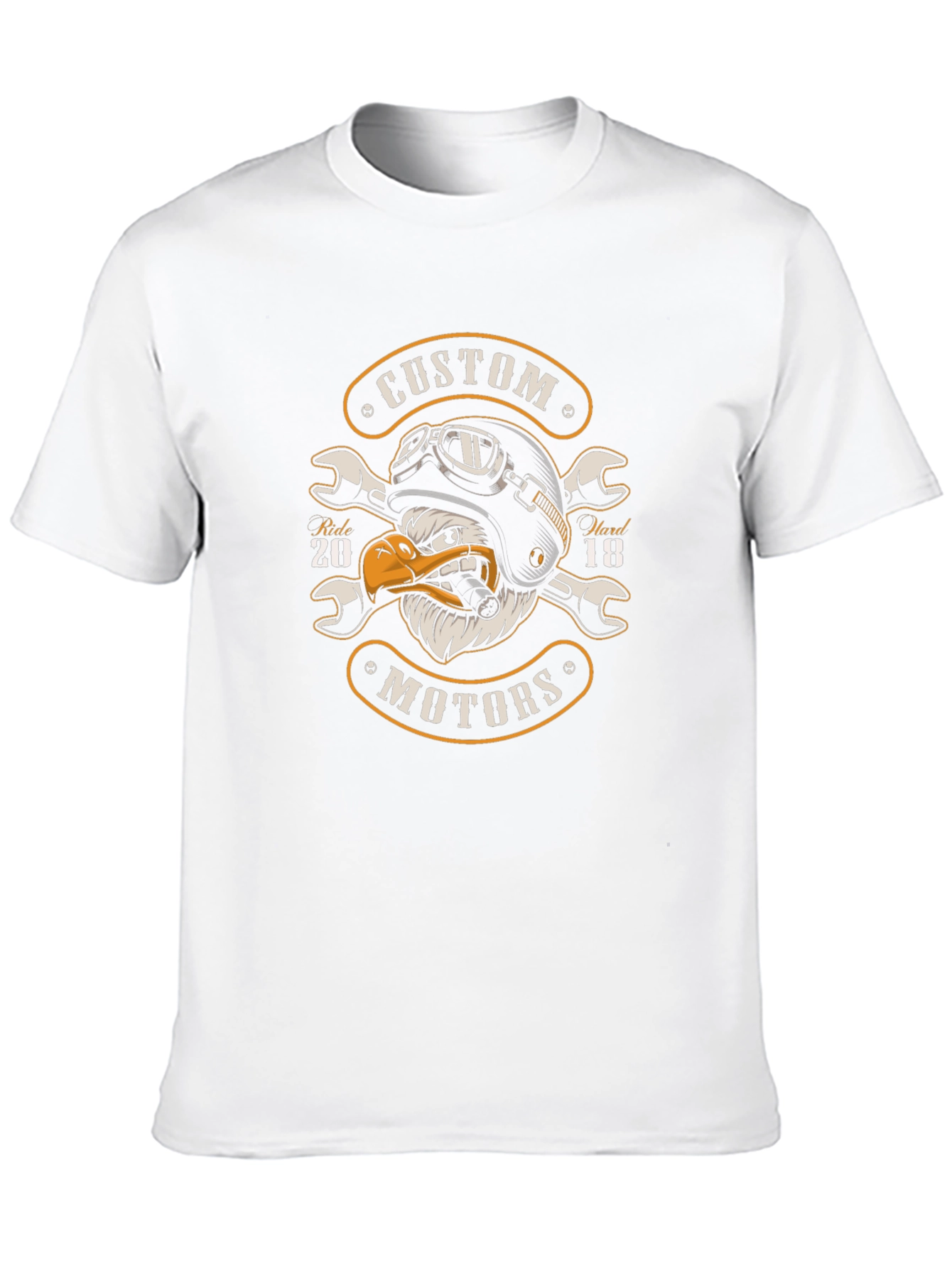 Custom Motors Eagle Ride Hard Black T-Shirt