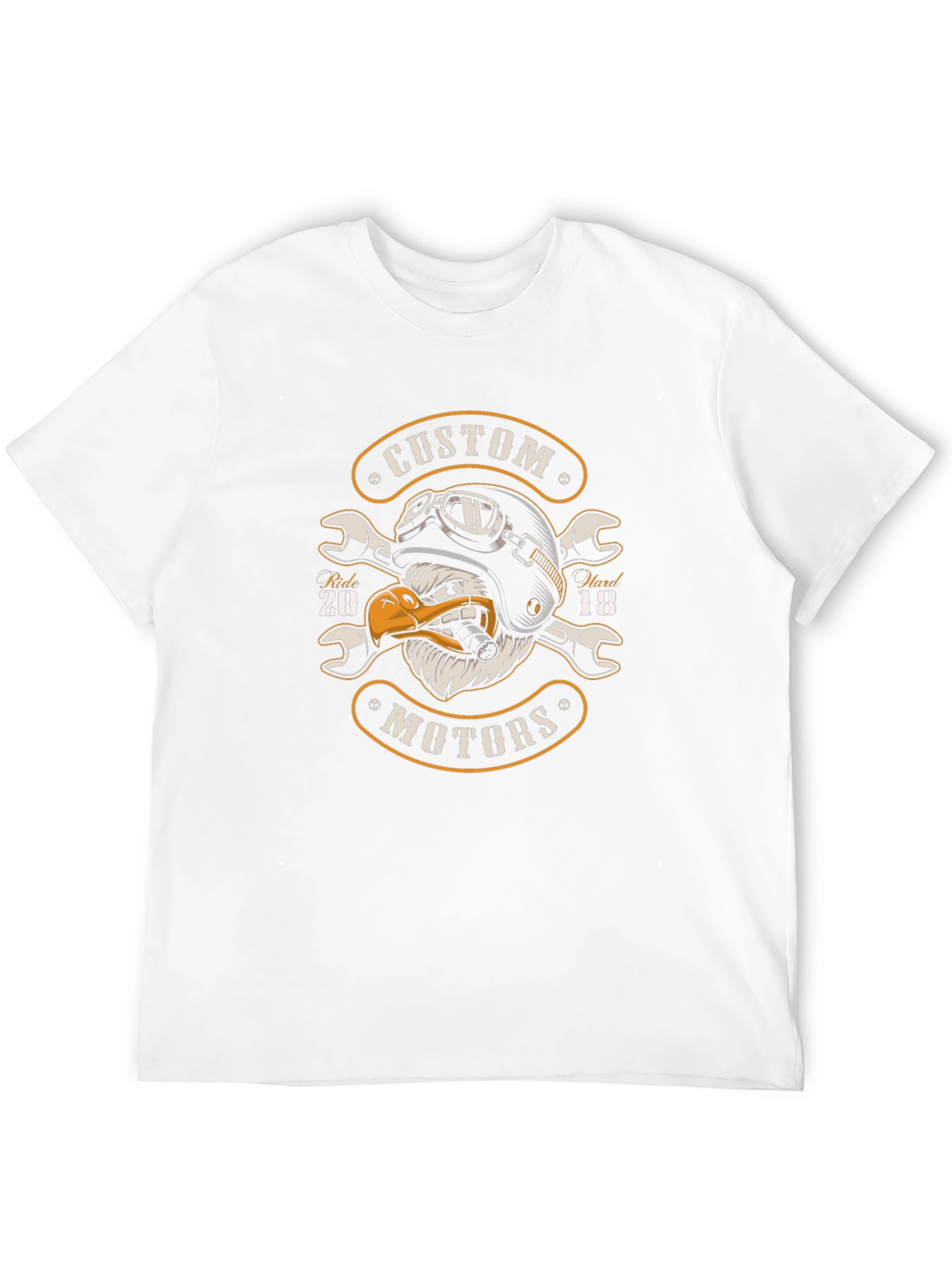 Custom Motors Eagle Ride Hard Black T-Shirt