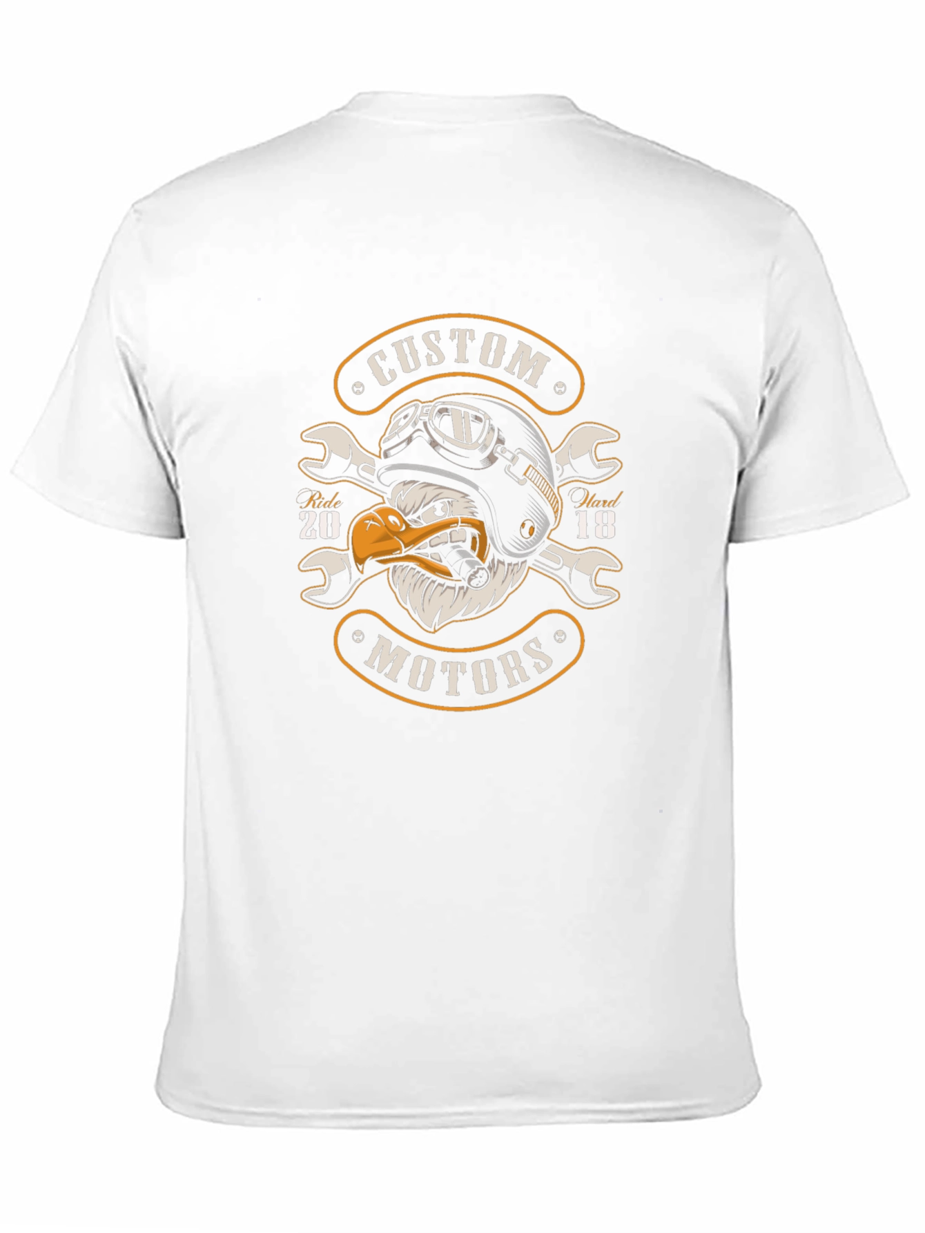 Custom Motors Eagle Ride Hard Black T-Shirt