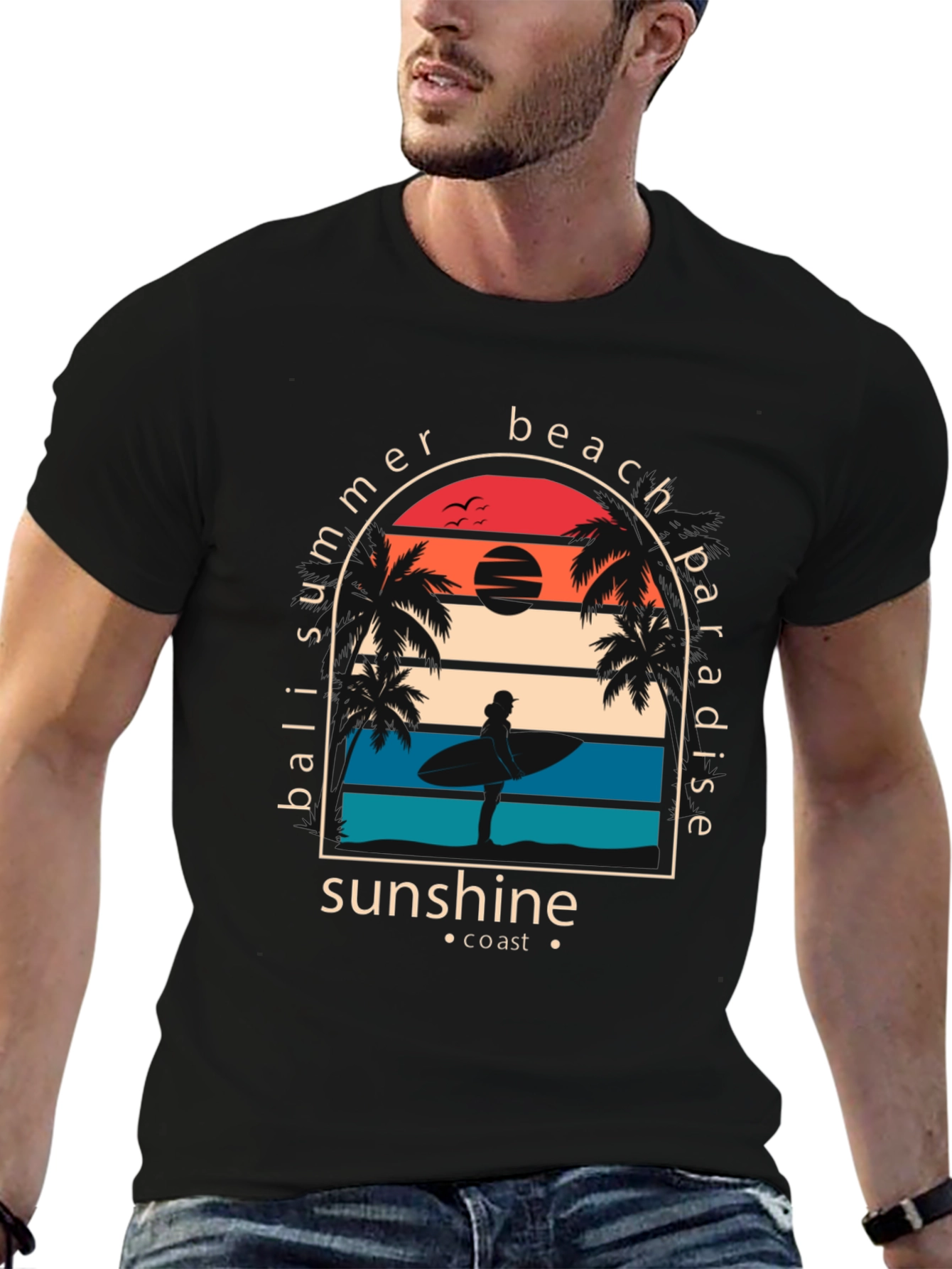 Bali Summer Beach Paradise Graphic Tee