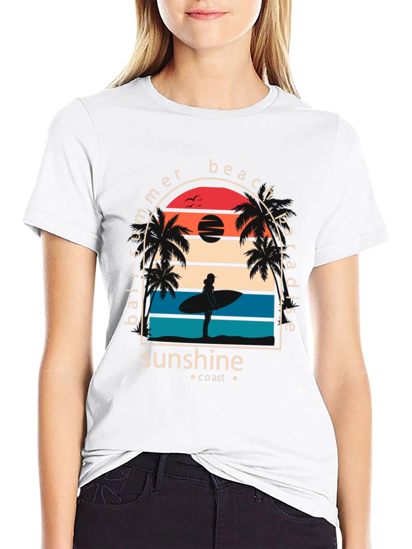 Bali Summer Beach Paradise Graphic Tee