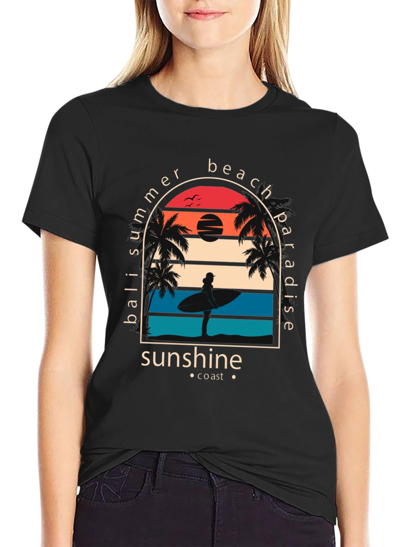 Bali Summer Beach Paradise Graphic Tee