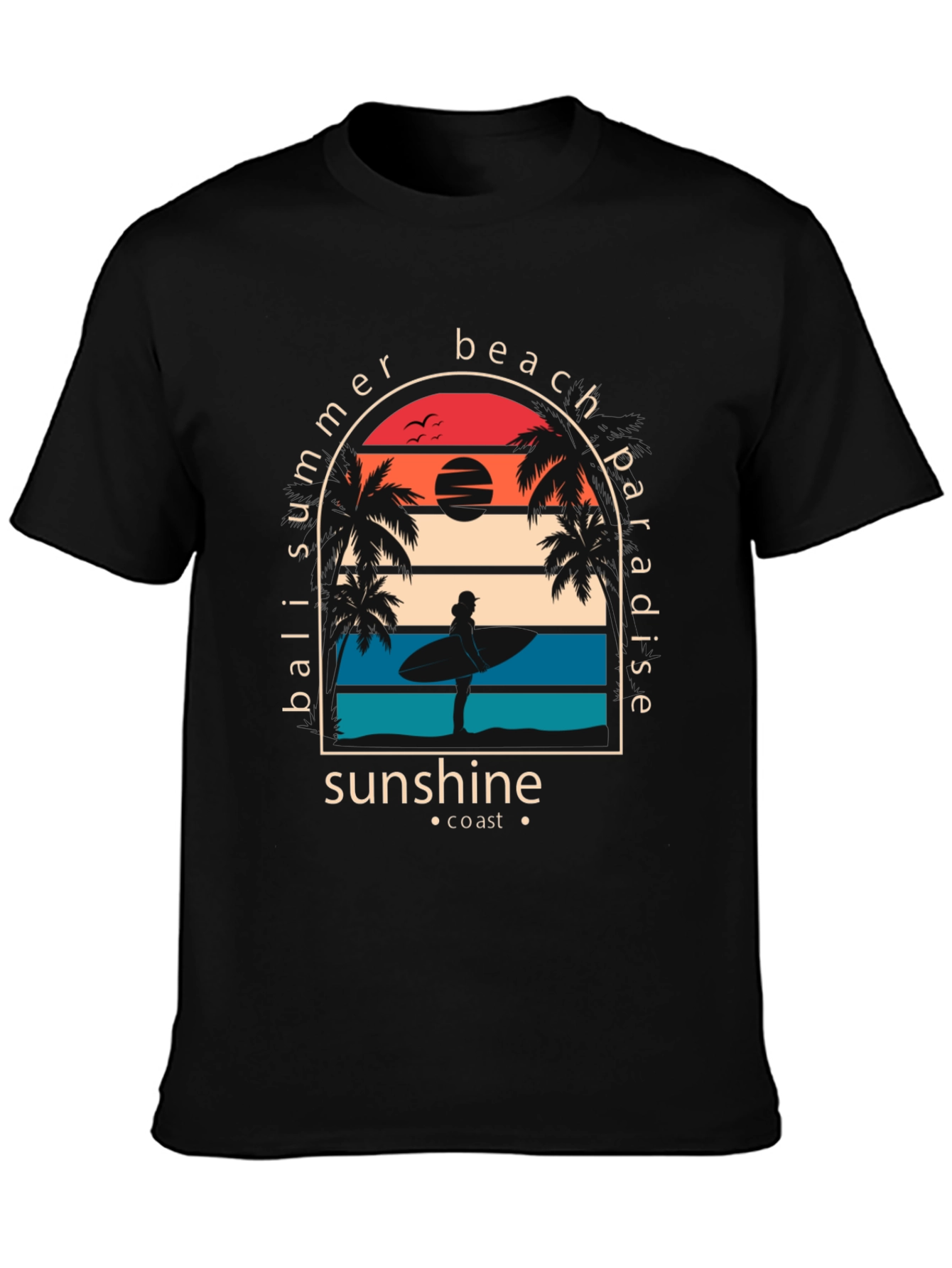 Bali Summer Beach Paradise Graphic Tee