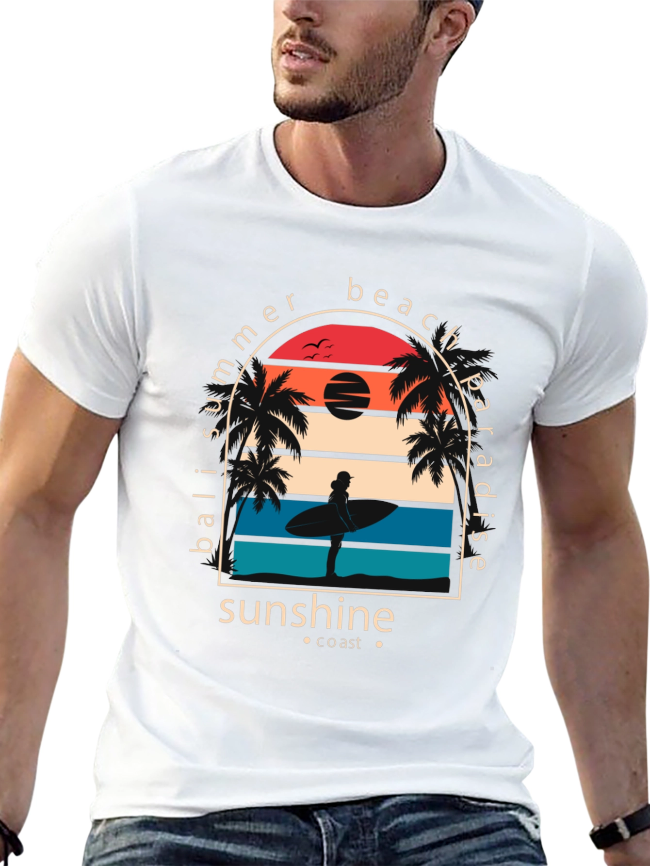 Bali Summer Beach Paradise Graphic Tee