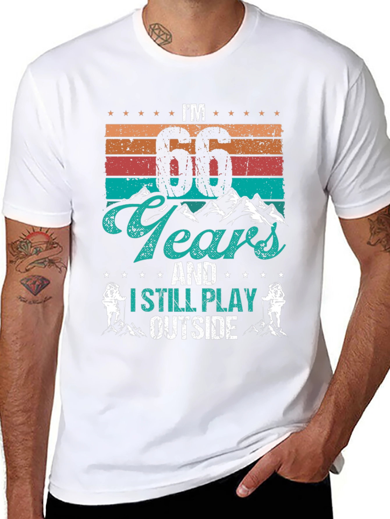 Im 66 Years Old I Still Play Outside T-Shirt