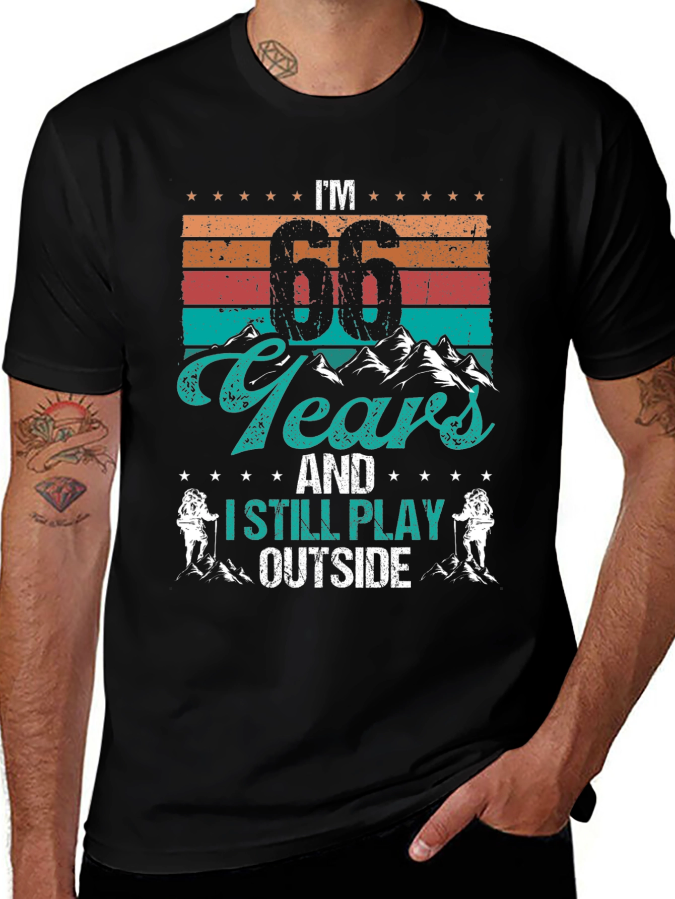Im 66 Years Old I Still Play Outside T-Shirt
