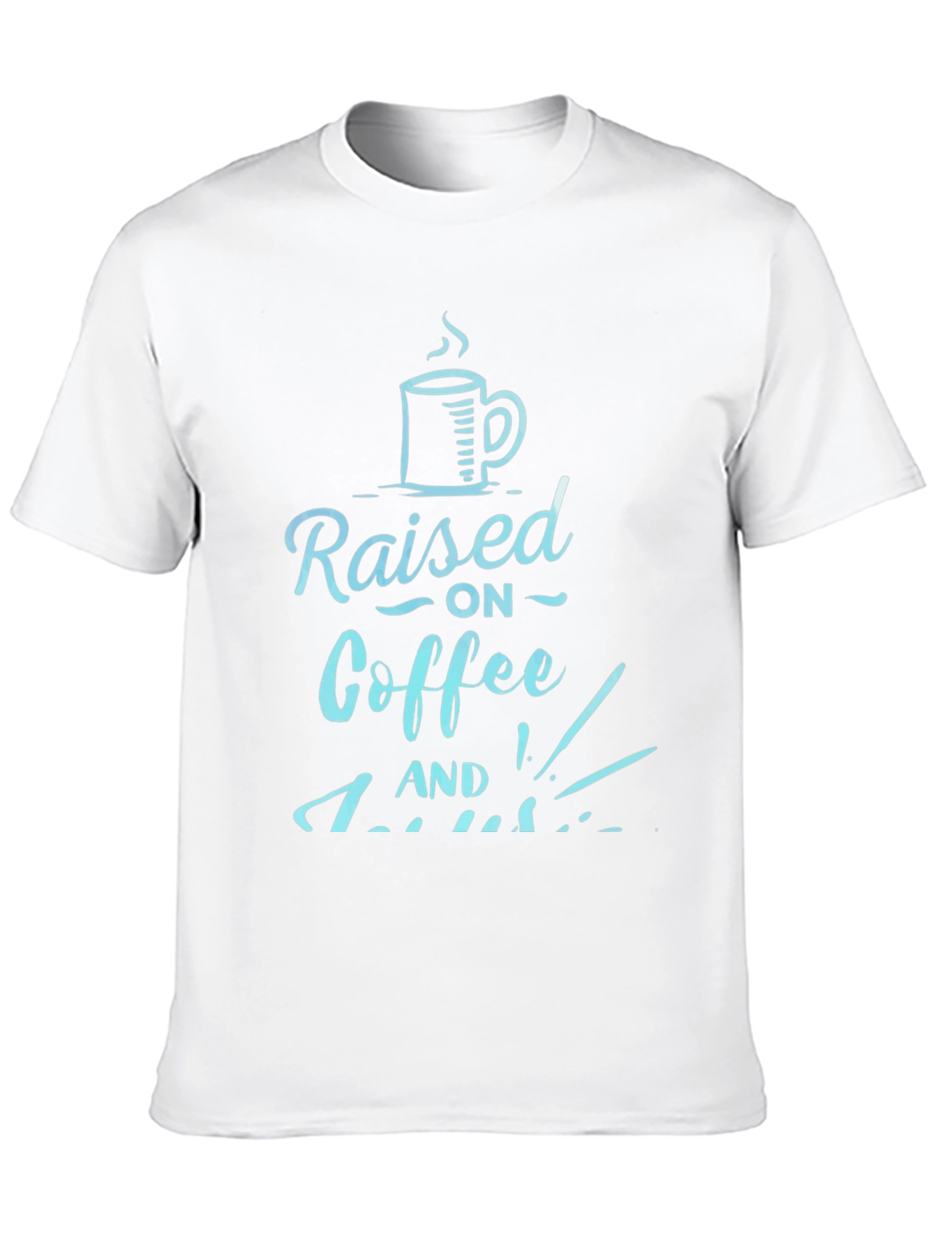 Coffee Lover Graphic Tee - Raised on Coffee and...
