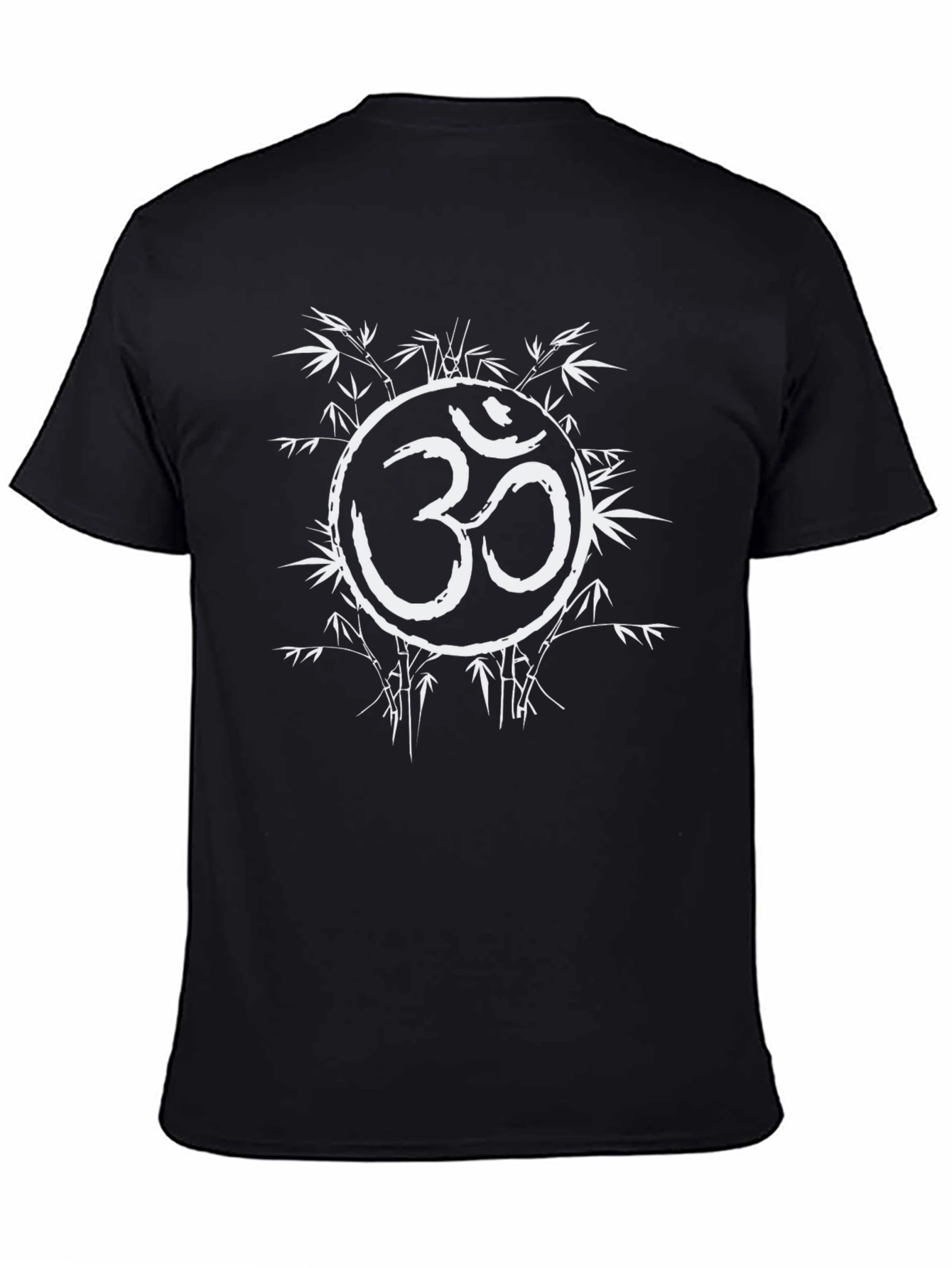 Om Symbol Bamboo Graphic Tee - Spiritual T-Shirt