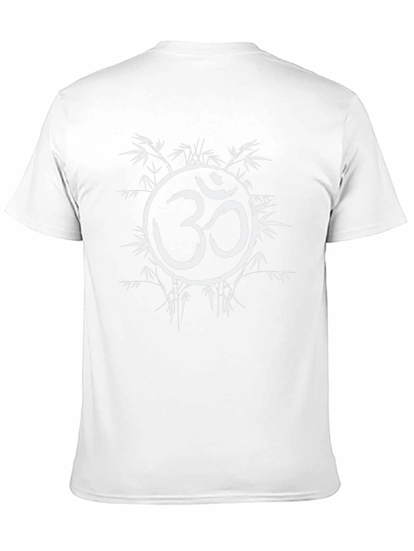 Om Symbol Bamboo Graphic Tee - Spiritual T-Shirt